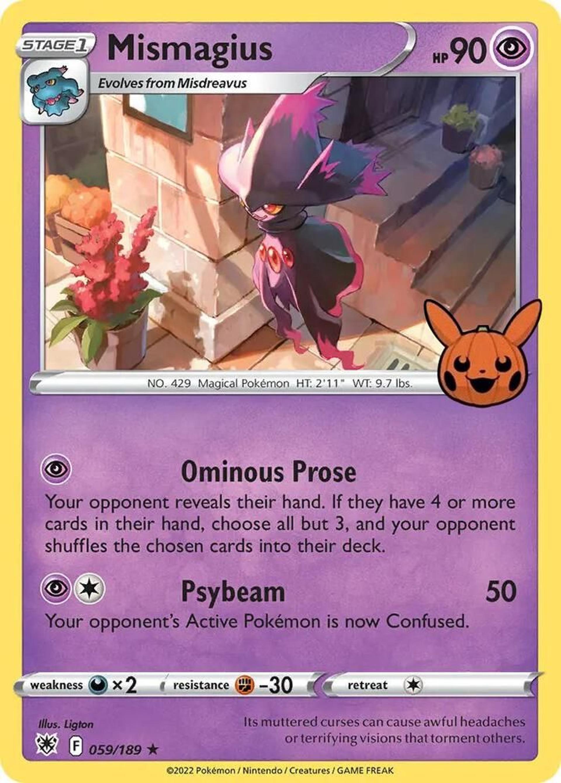 Mismagius — Trick or Trade BOOster Bundle — Pokemon