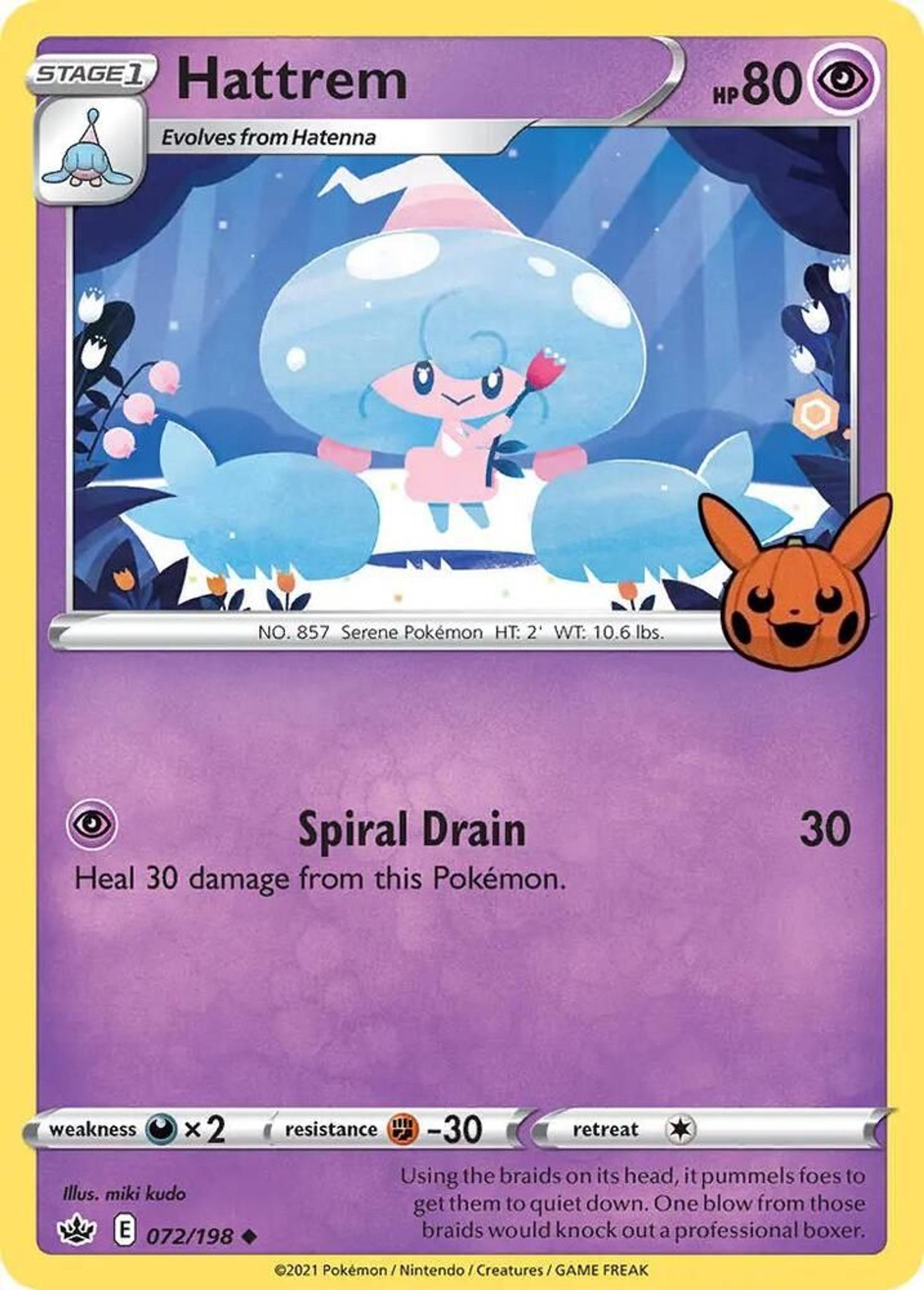 Hattrem — Trick or Trade BOOster Bundle — Pokemon