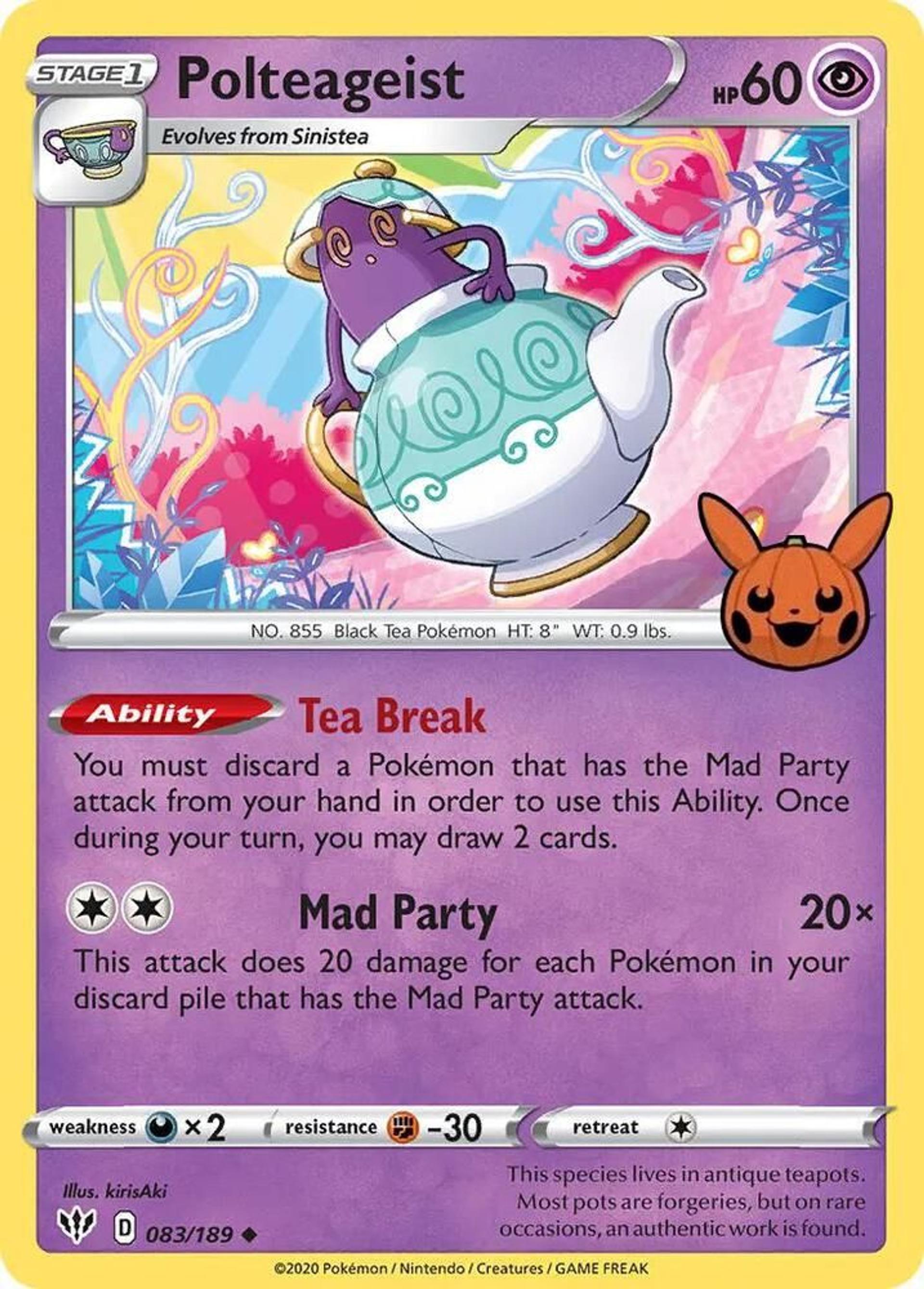 Polteageist — Trick or Trade BOOster Bundle — Pokemon