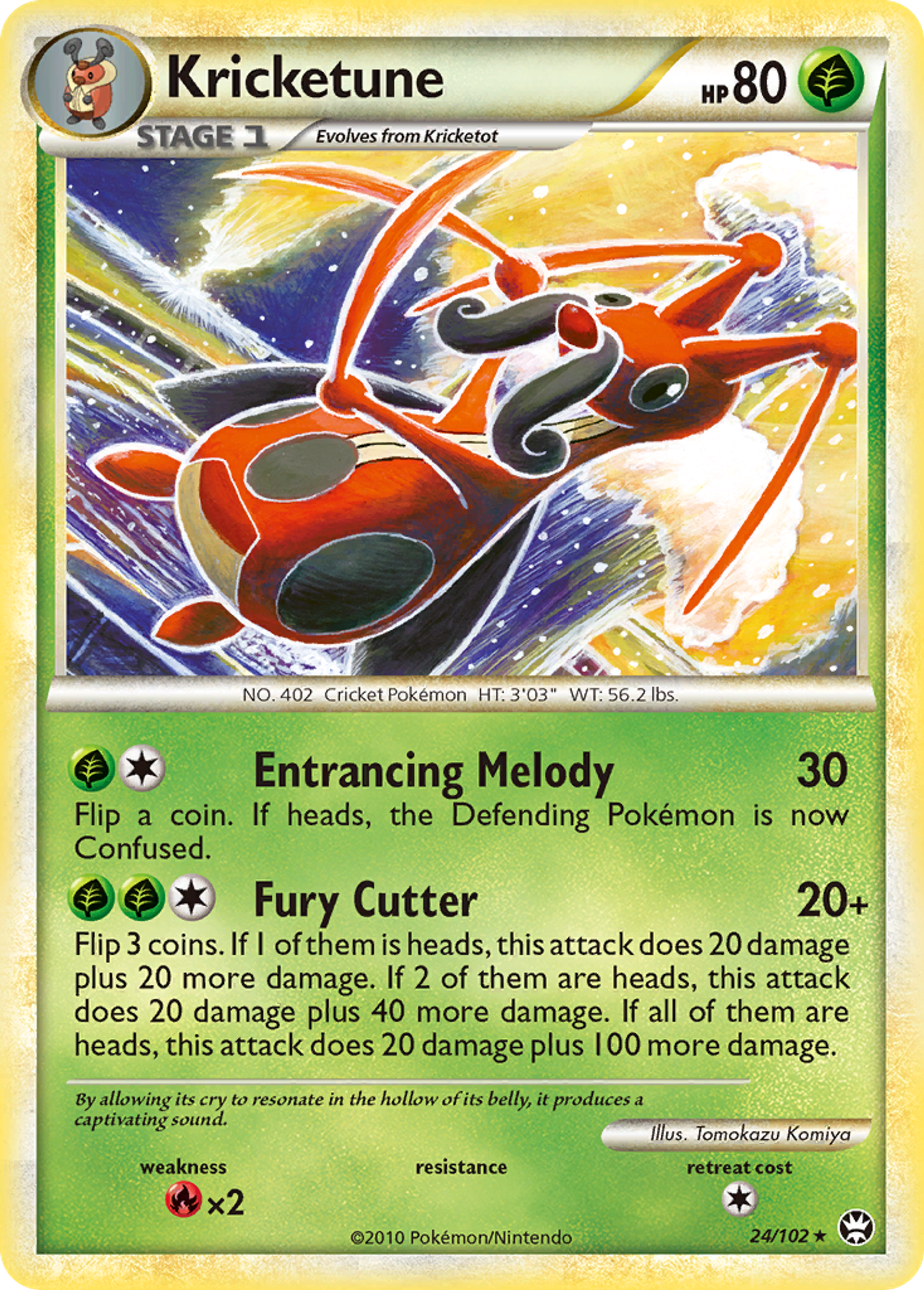 Kricketune — Triumphant — Pokemon
