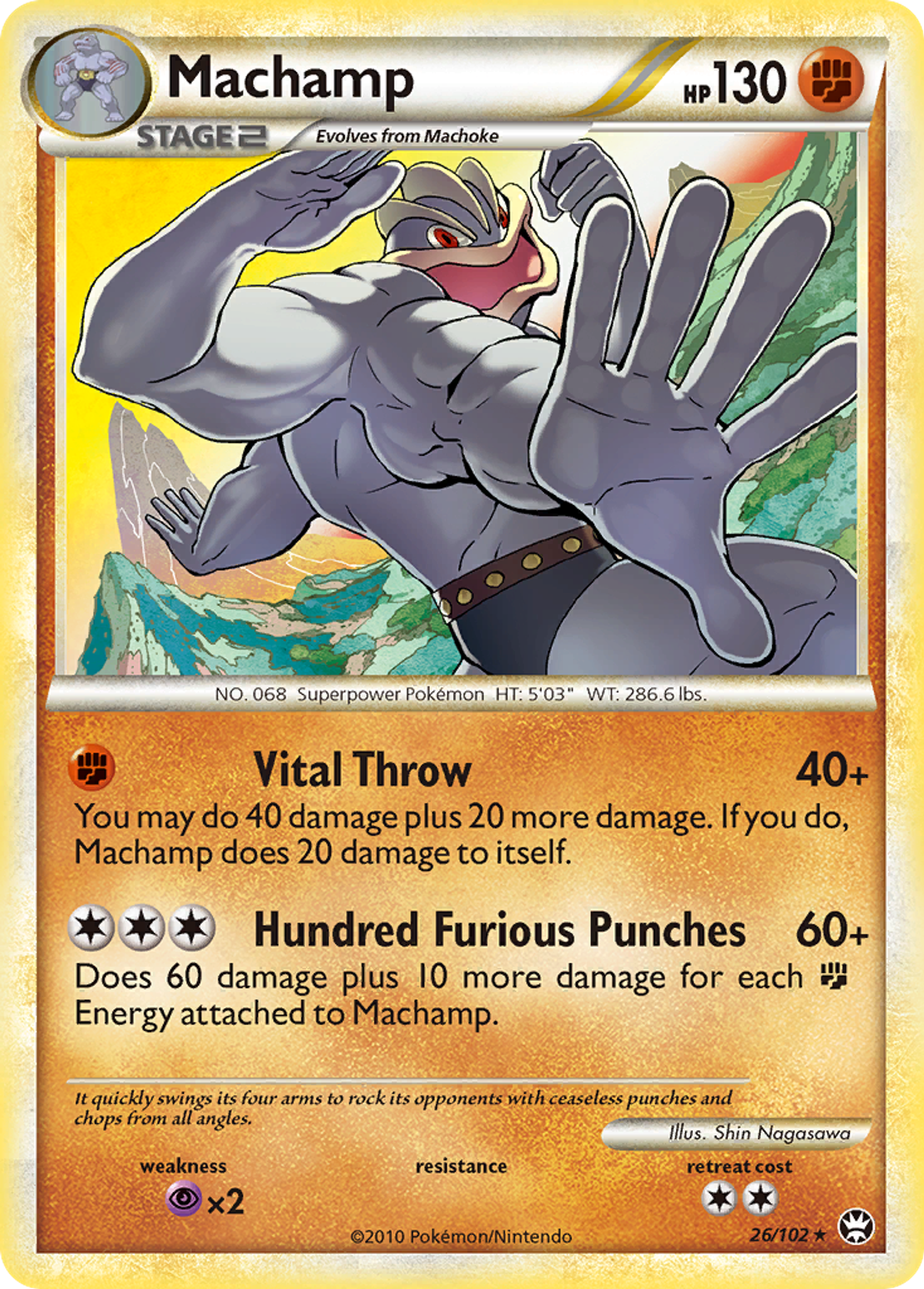 Machamp — Triumphant — Pokemon