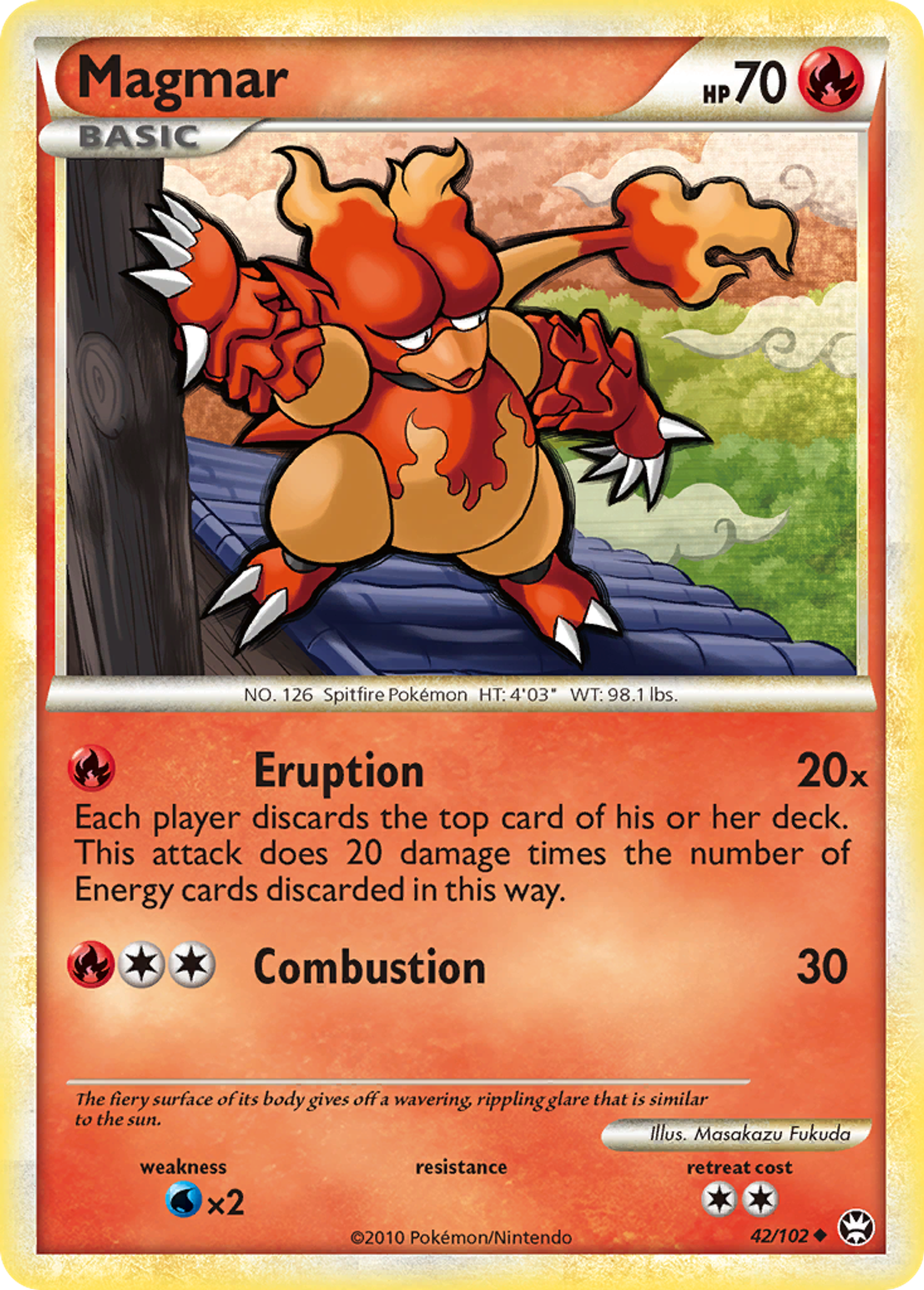 Magmar — Triumphant — Pokemon