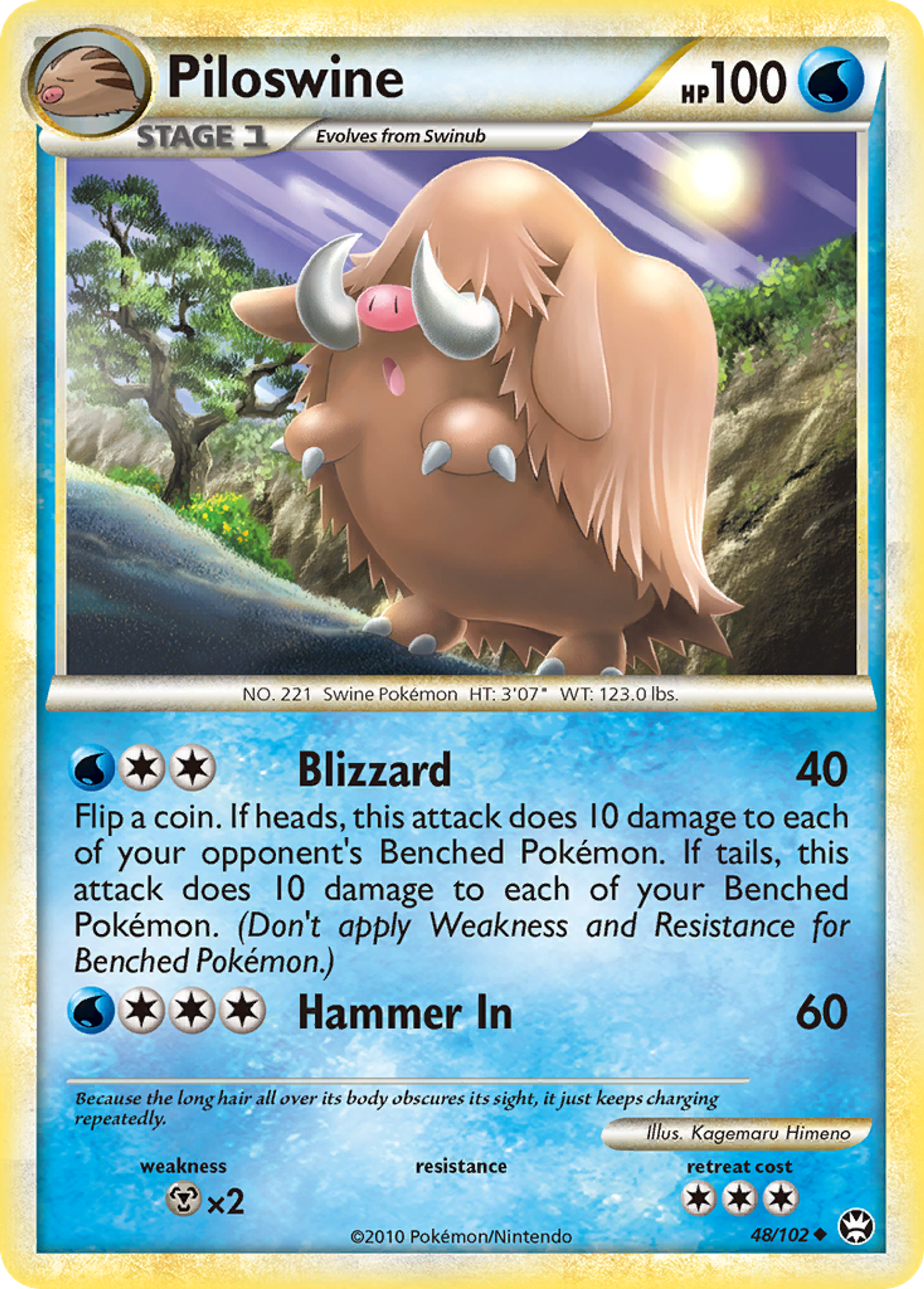 Piloswine — Triumphant — Pokemon