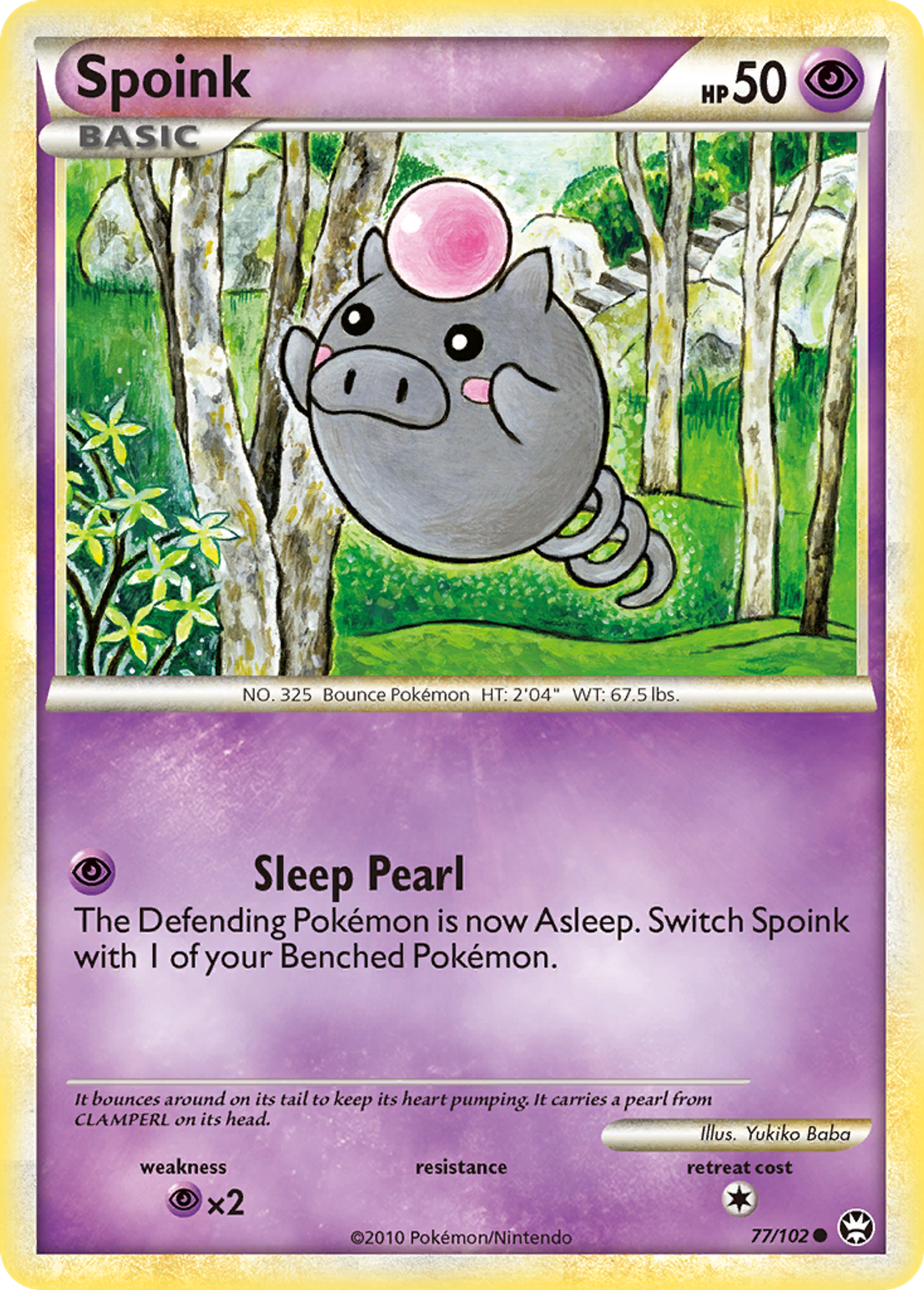Spoink — Triumphant — Pokemon