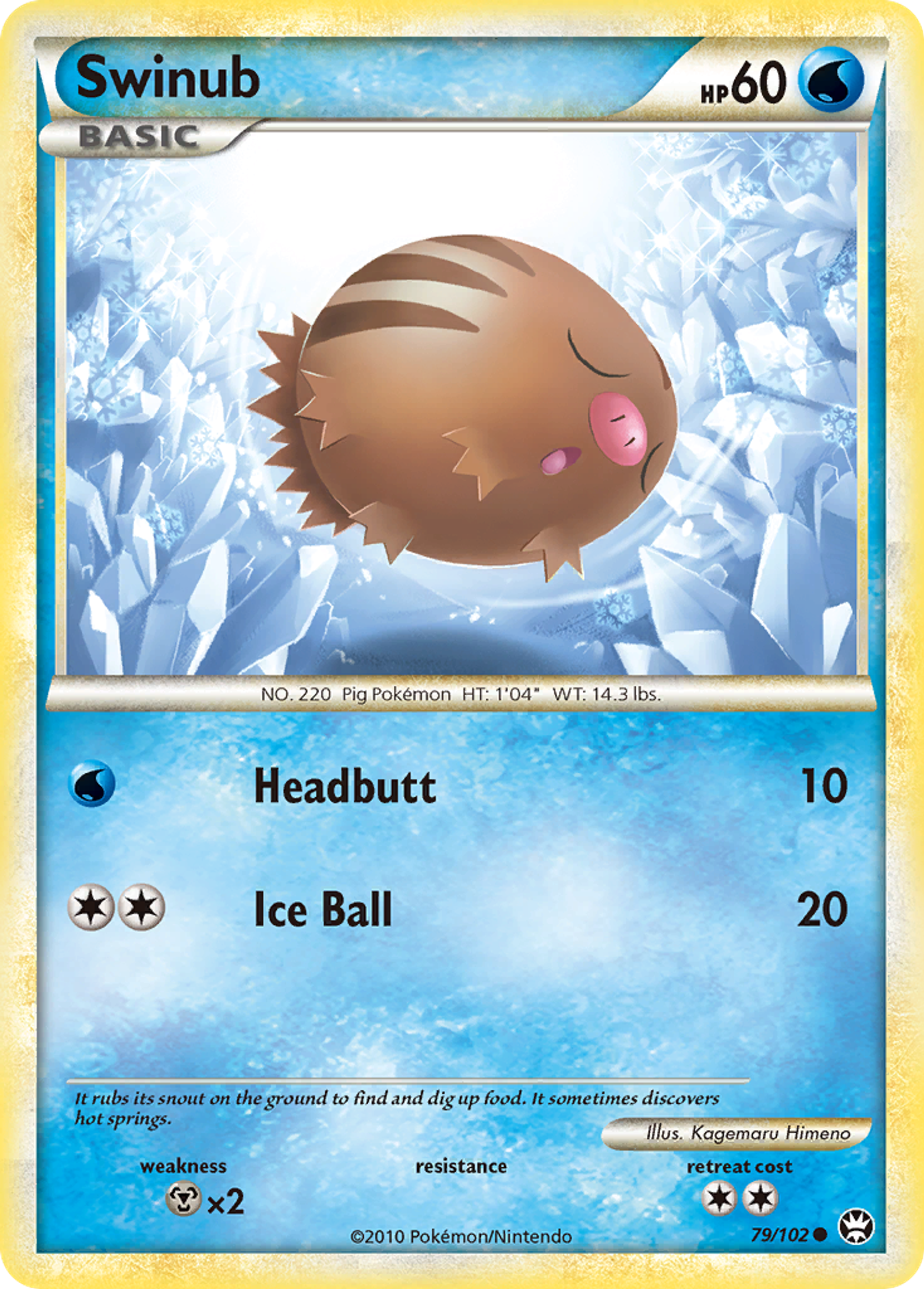 Swinub — Triumphant — Pokemon