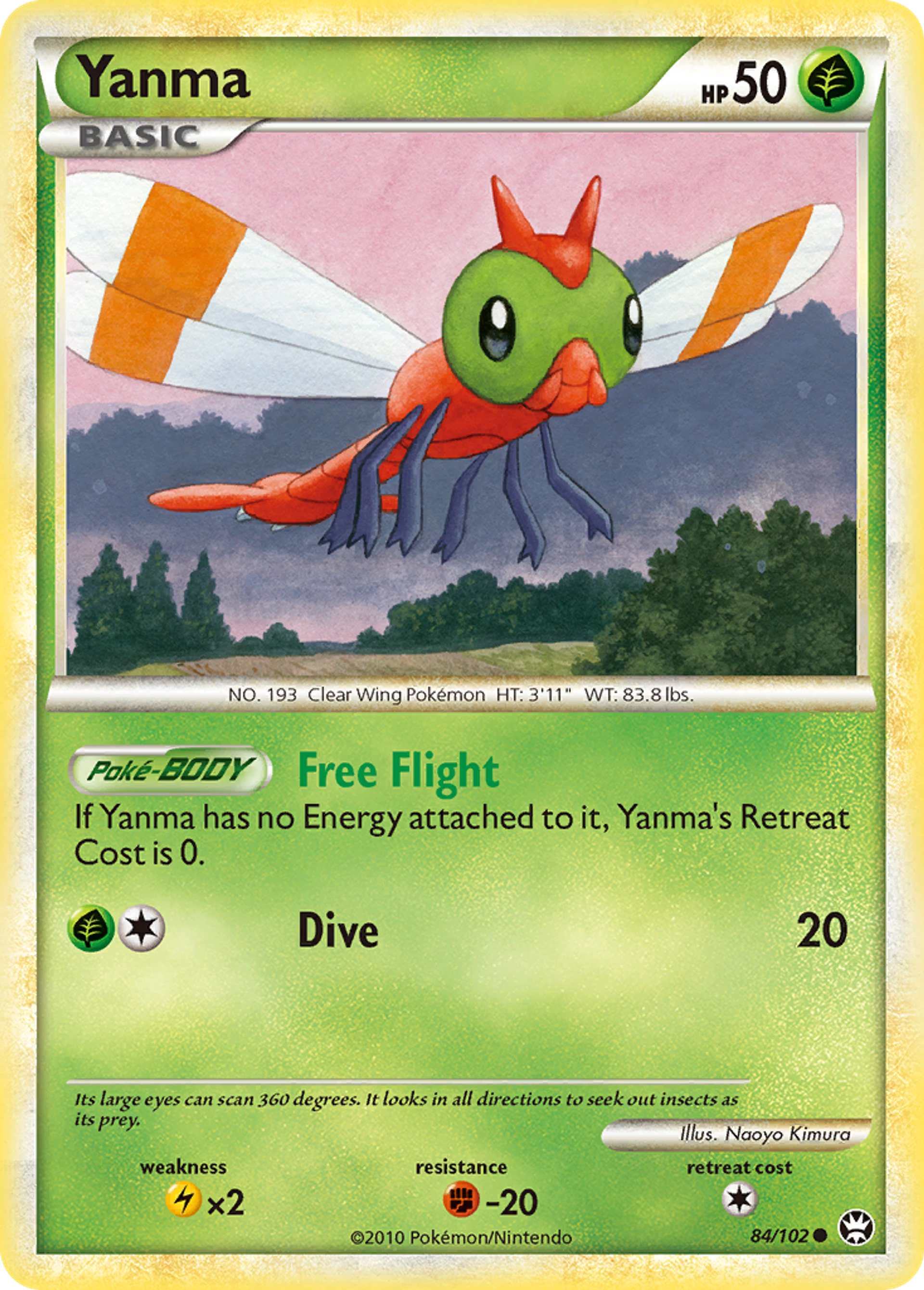 Yanma — Triumphant — Pokemon