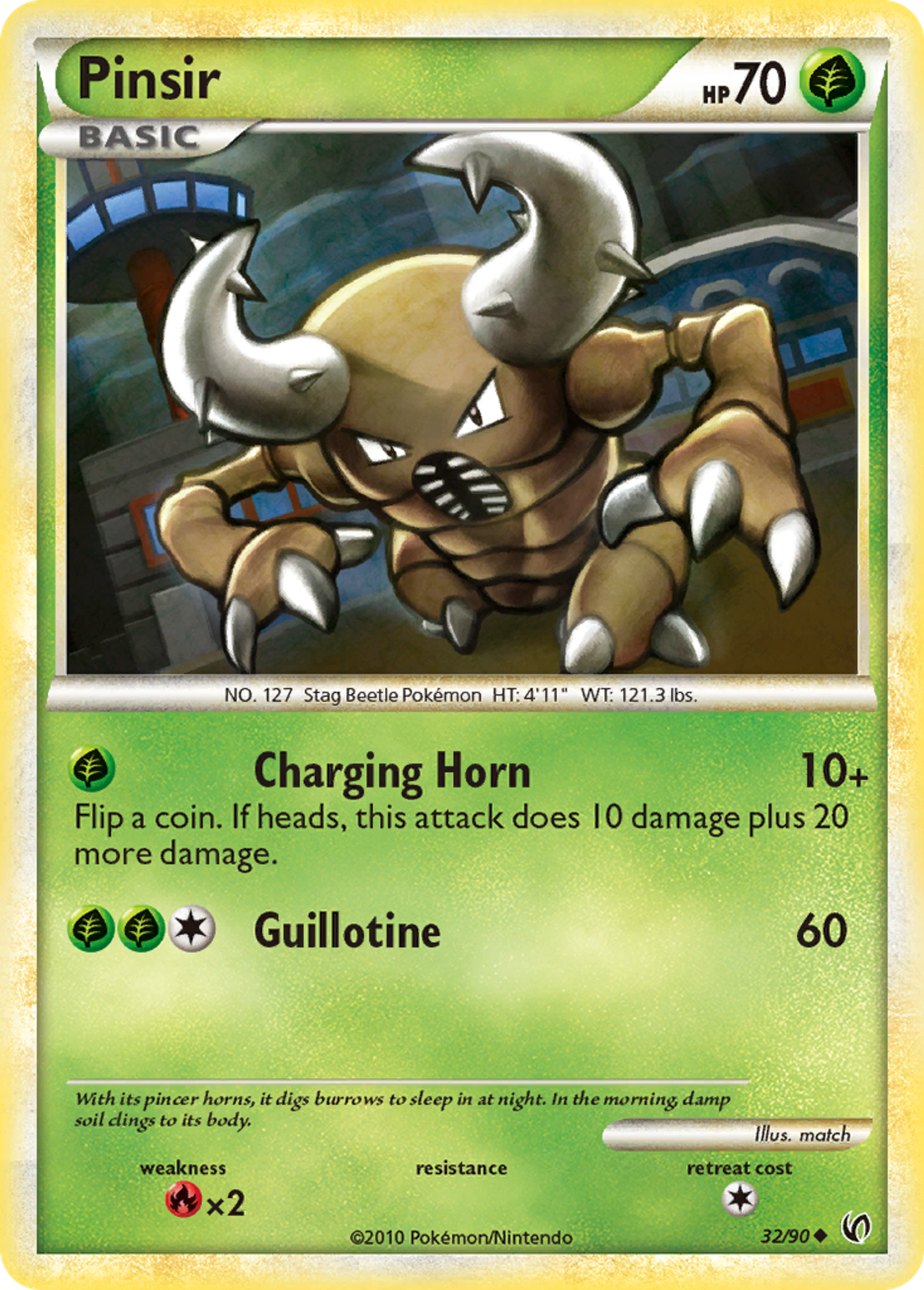 Pinsir — Undaunted — Pokémon