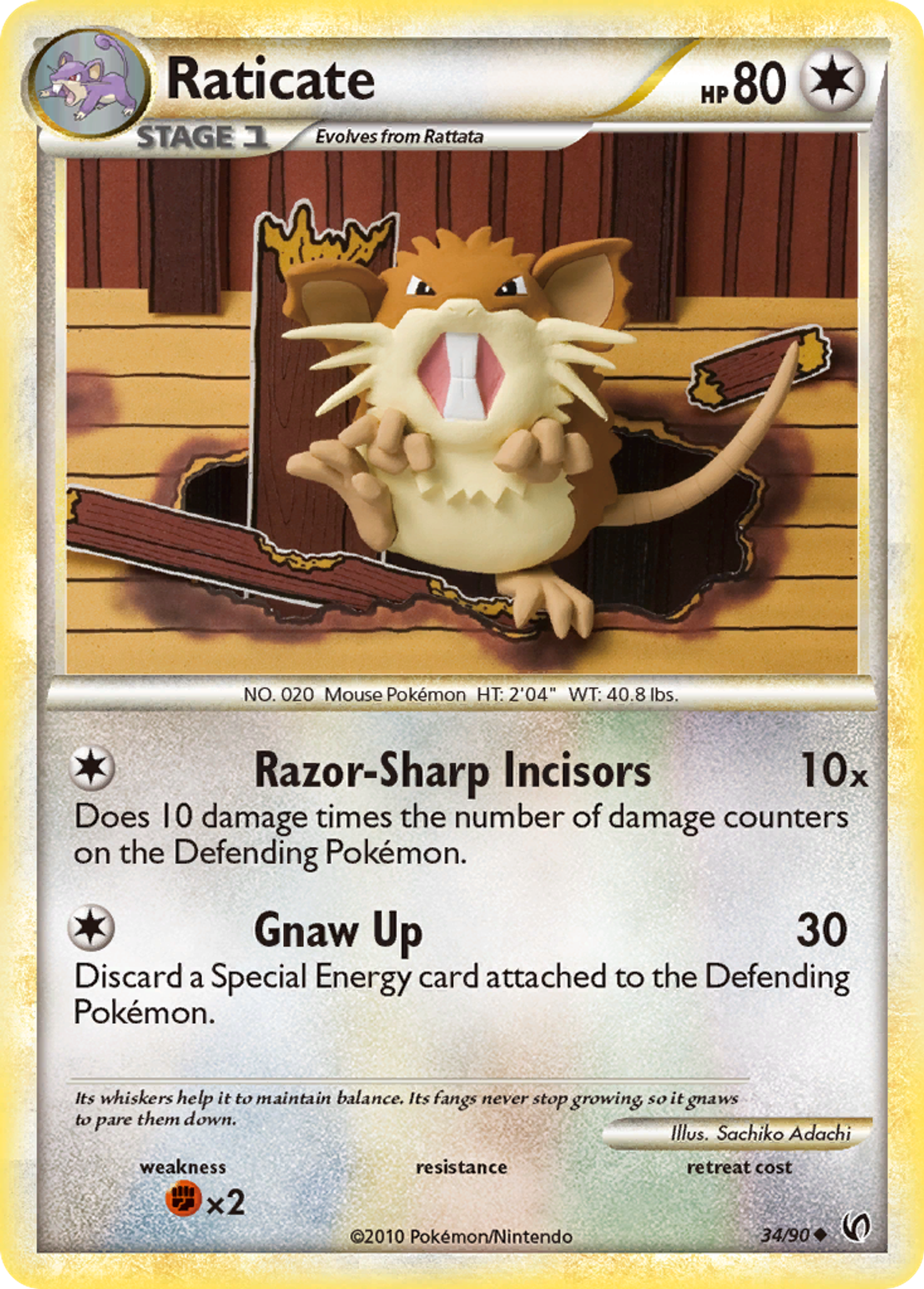 Rattatac — Undaunted — Pokémon