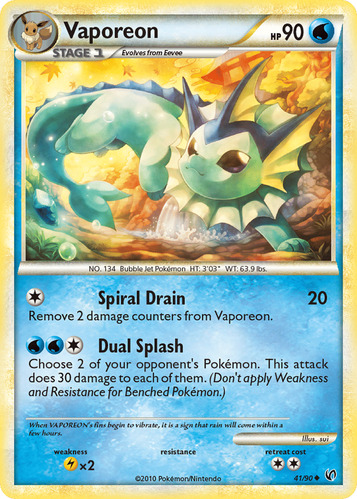Vaporeon — Undaunted — Pokémon