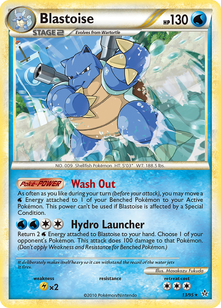 Blastoise — Unleashed — Pokemon