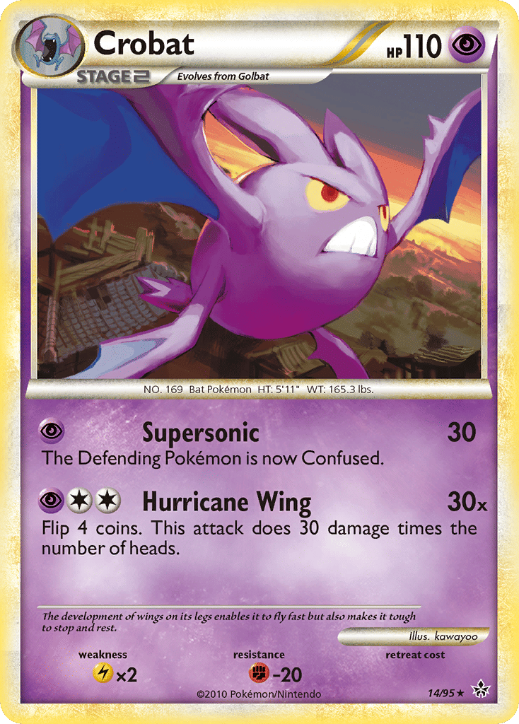 Crobat — Unleashed — Pokemon