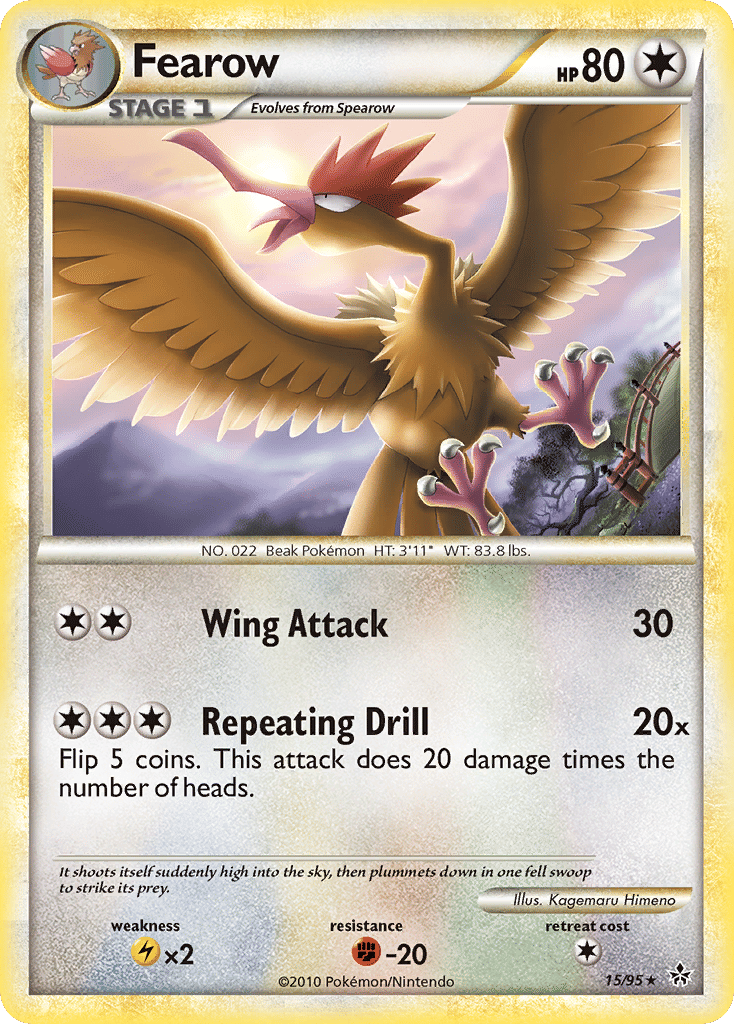 Fearow — Unleashed — Pokemon