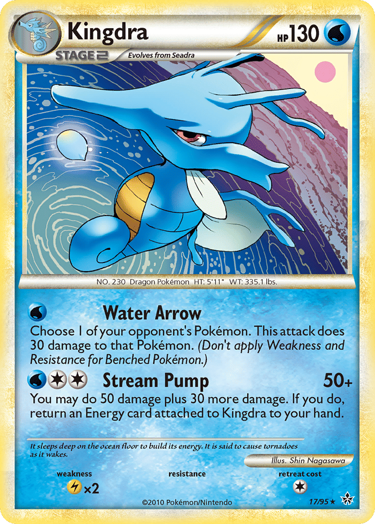 Kingdra — Unleashed — Pokemon