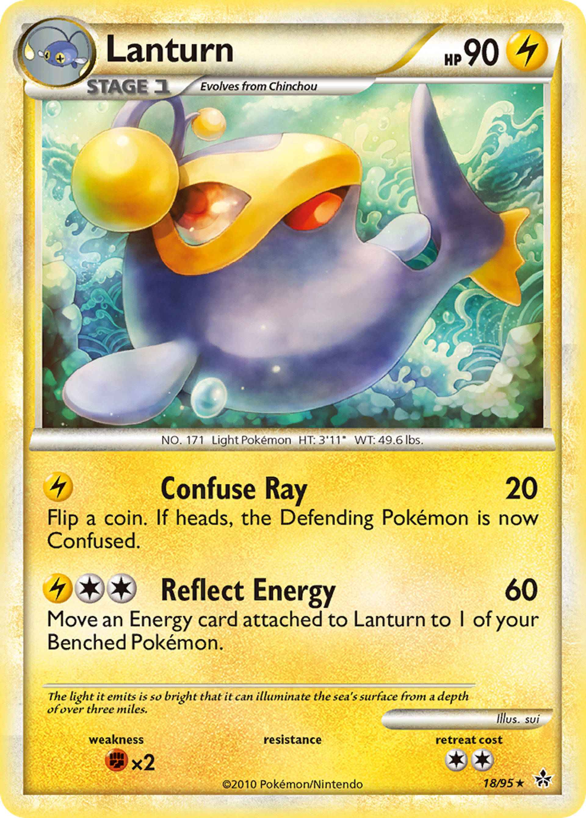 Lanturn — Unleashed — Pokemon