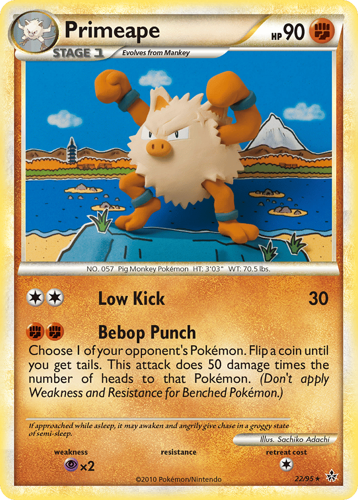 Primeape — Unleashed — Pokemon