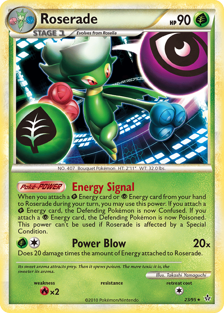 Roserade — Unleashed — Pokemon