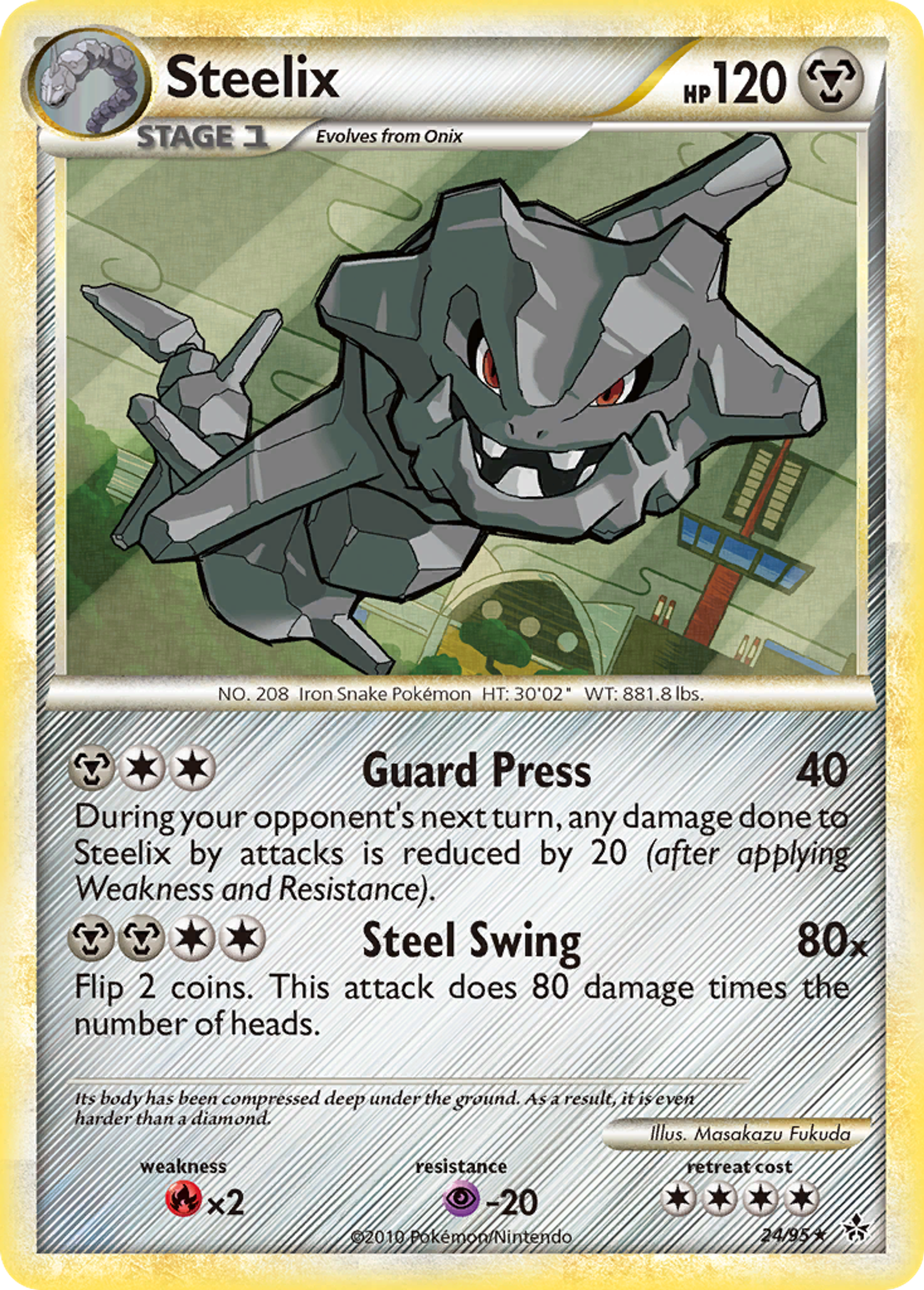 Steelix — Unleashed — Pokemon