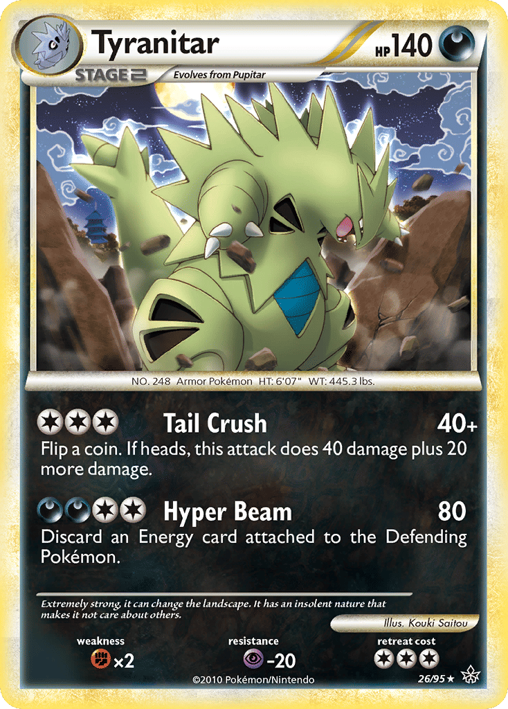 Tyranitar — Unleashed — Pokemon