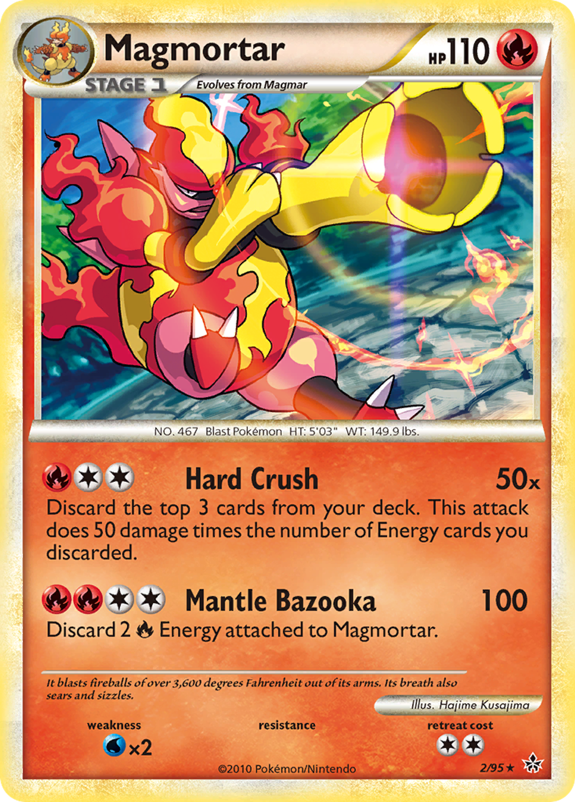 Magmortar — Unleashed — Pokémon