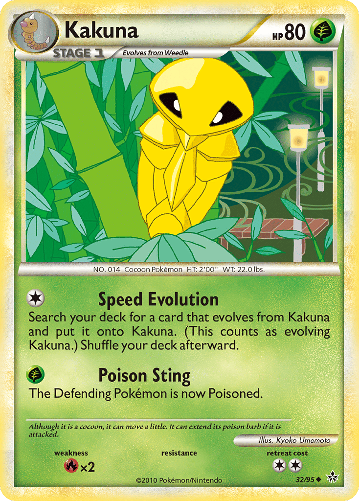Kakuna — Unleashed — Pokemon
