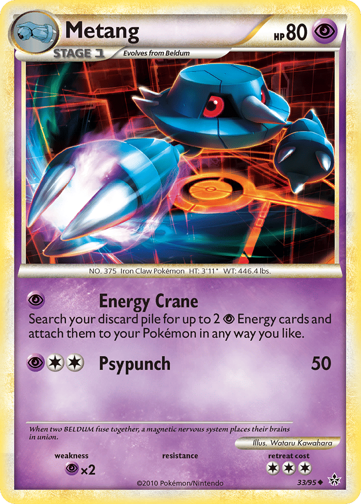 Metang — Unleashed — Pokemon