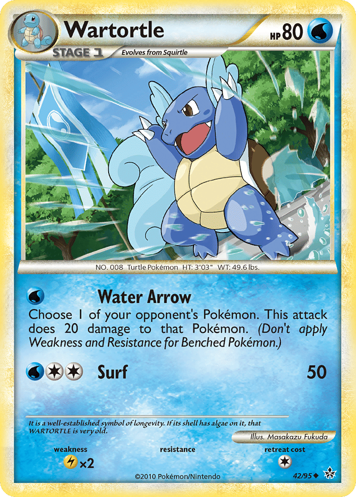 Wartortle — Unleashed — Pokemon