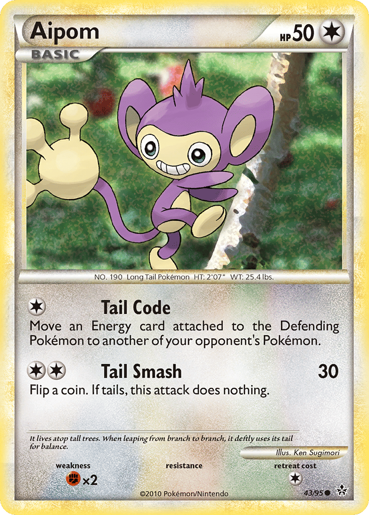 Aipom — Unleashed — Pokemon