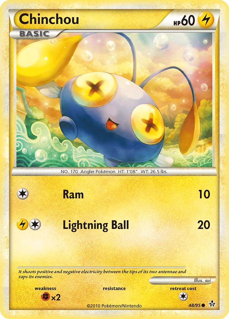 Chinchou — Unleashed — Pokemon