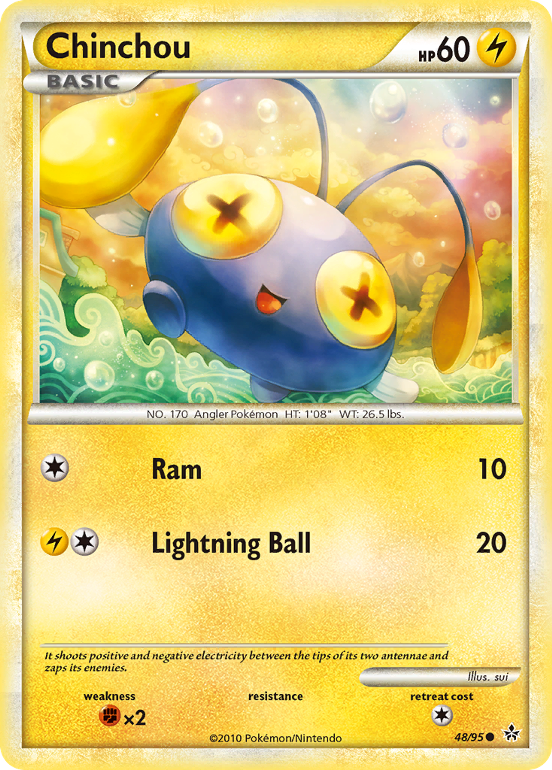 Chinchou — Unleashed — Pokemon