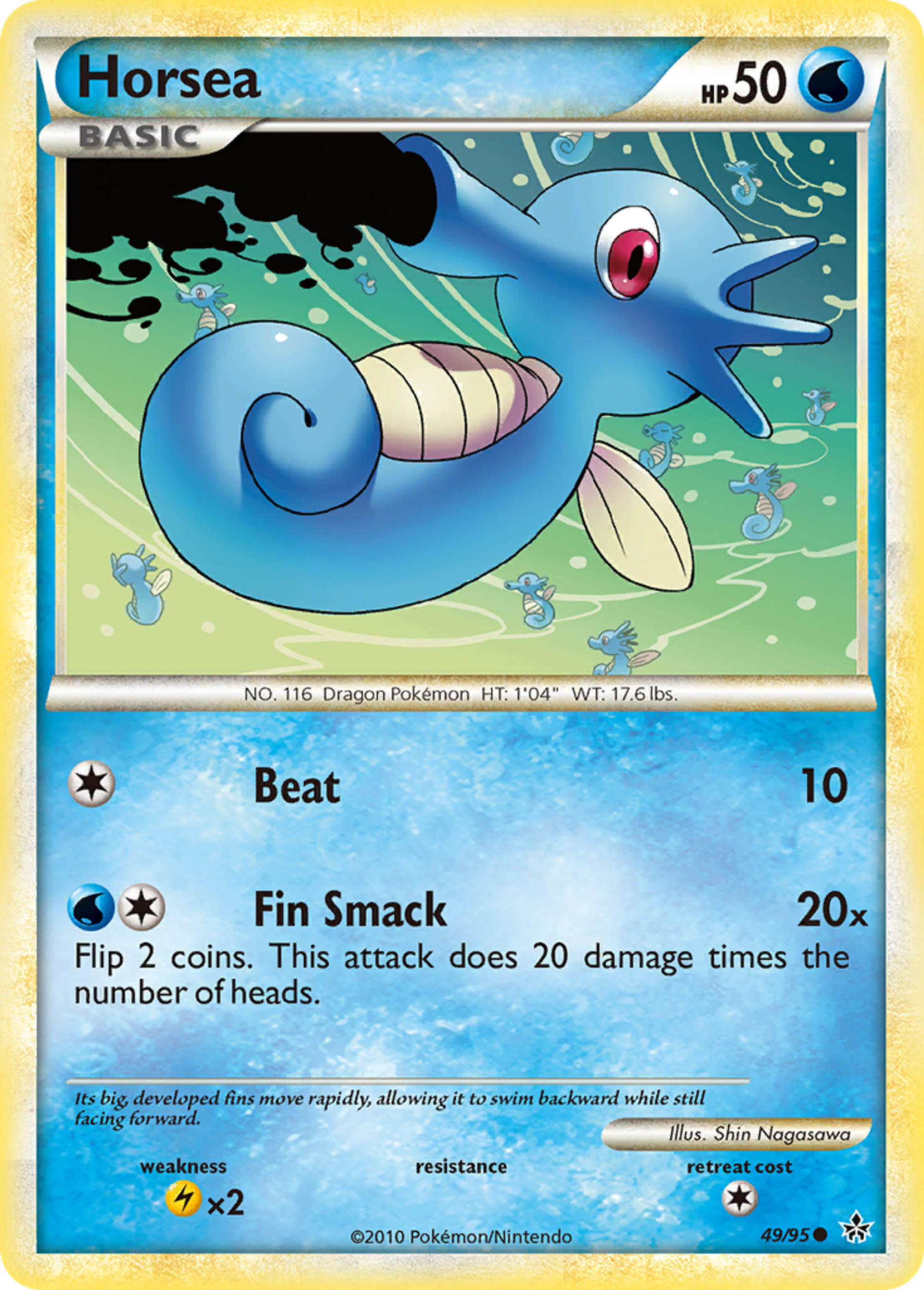 Horsea — Unleashed — Pokemon