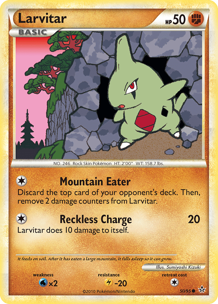 Larvitar — Unleashed — Pokemon