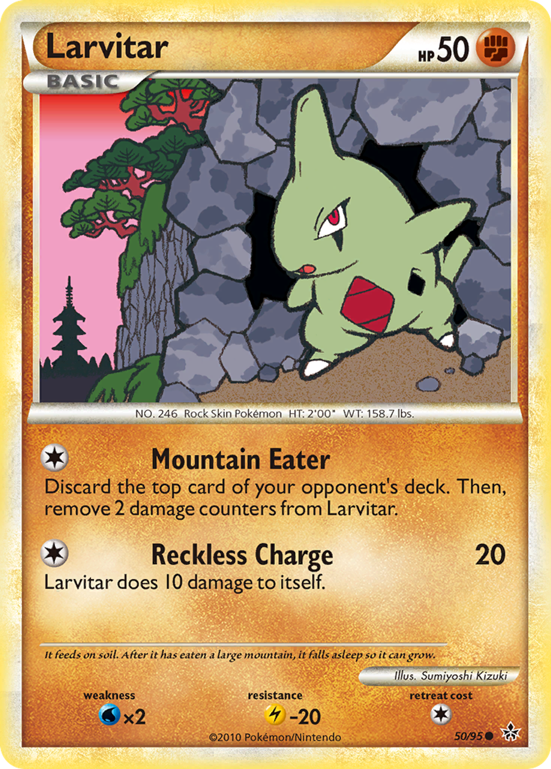 Larvitar — Unleashed — Pokemon