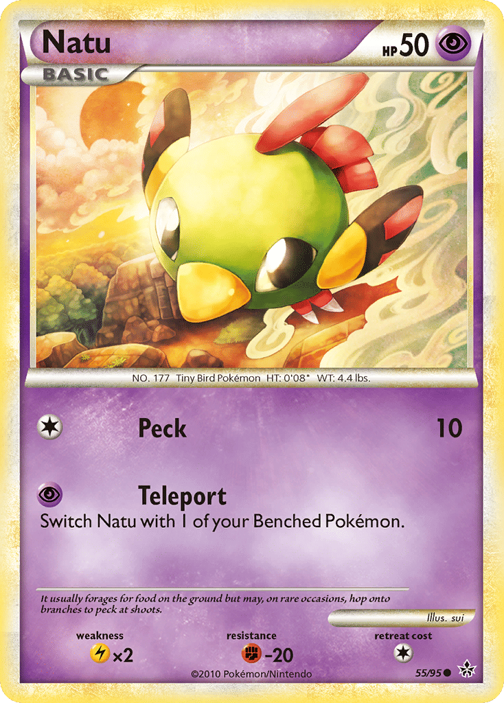 Natu — Unleashed — Pokemon