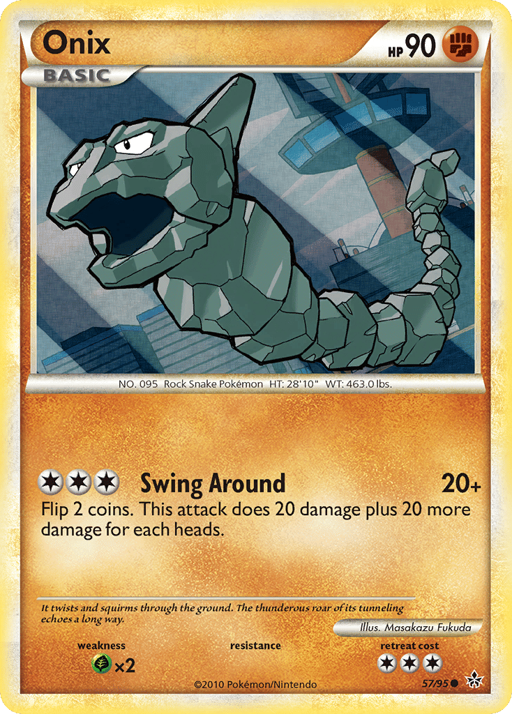 Onix — Unleashed — Pokemon