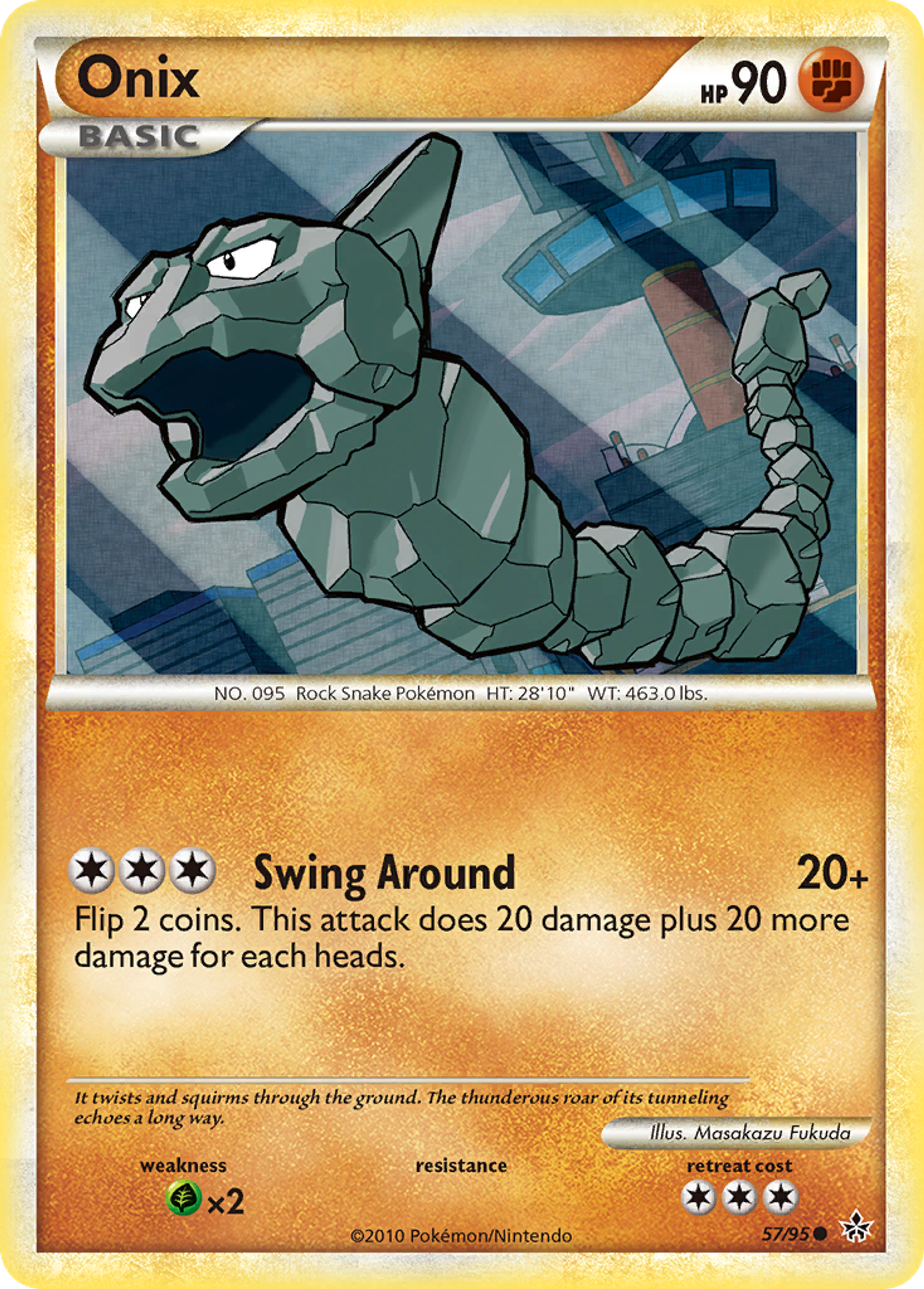Onix — Unleashed — Pokemon