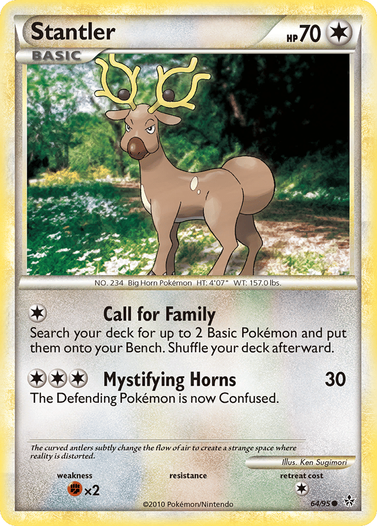 Stantler — Unleashed — Pokemon