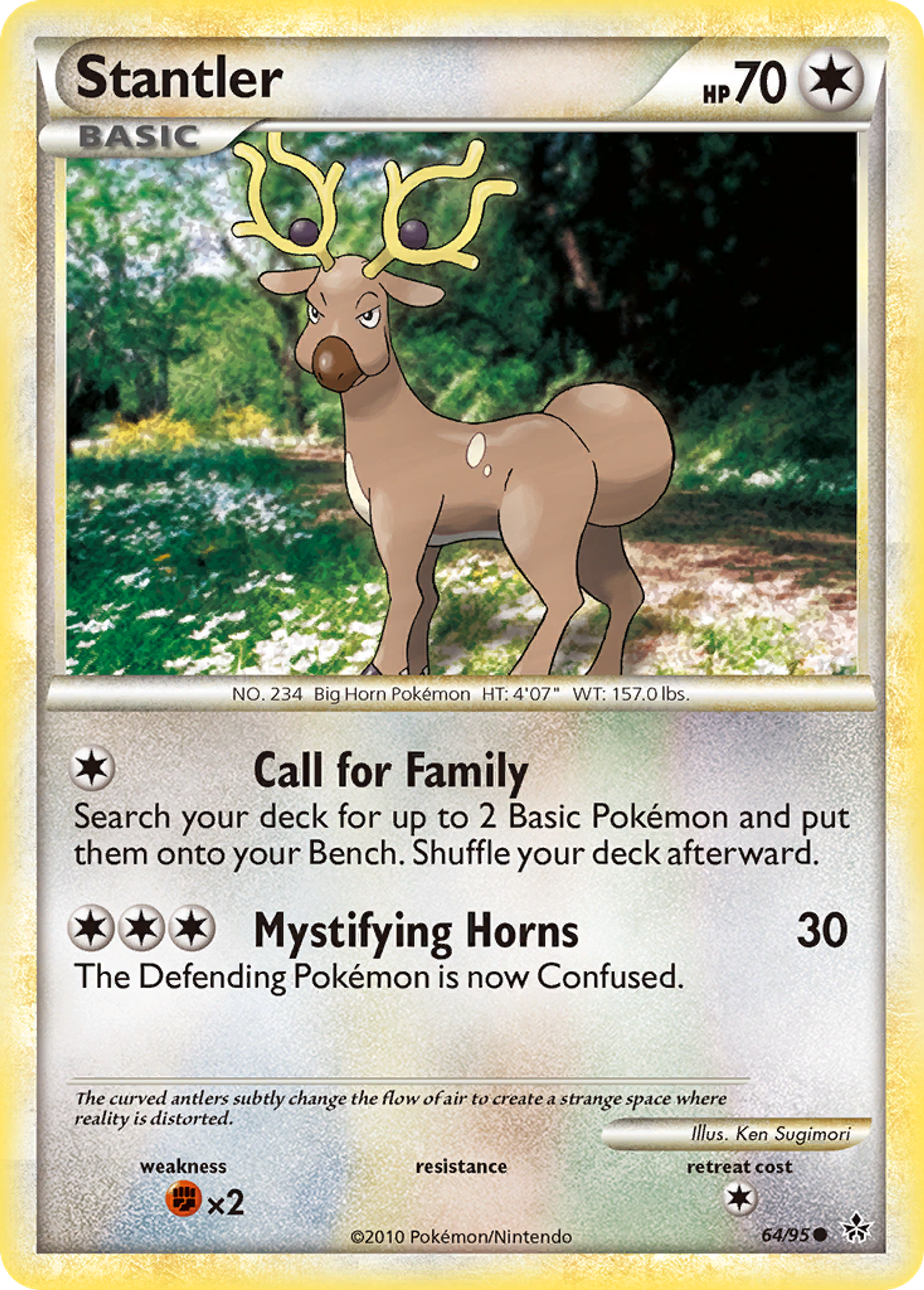 Stantler — Unleashed — Pokemon