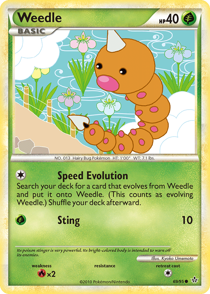 Weedle — Unleashed — Pokemon