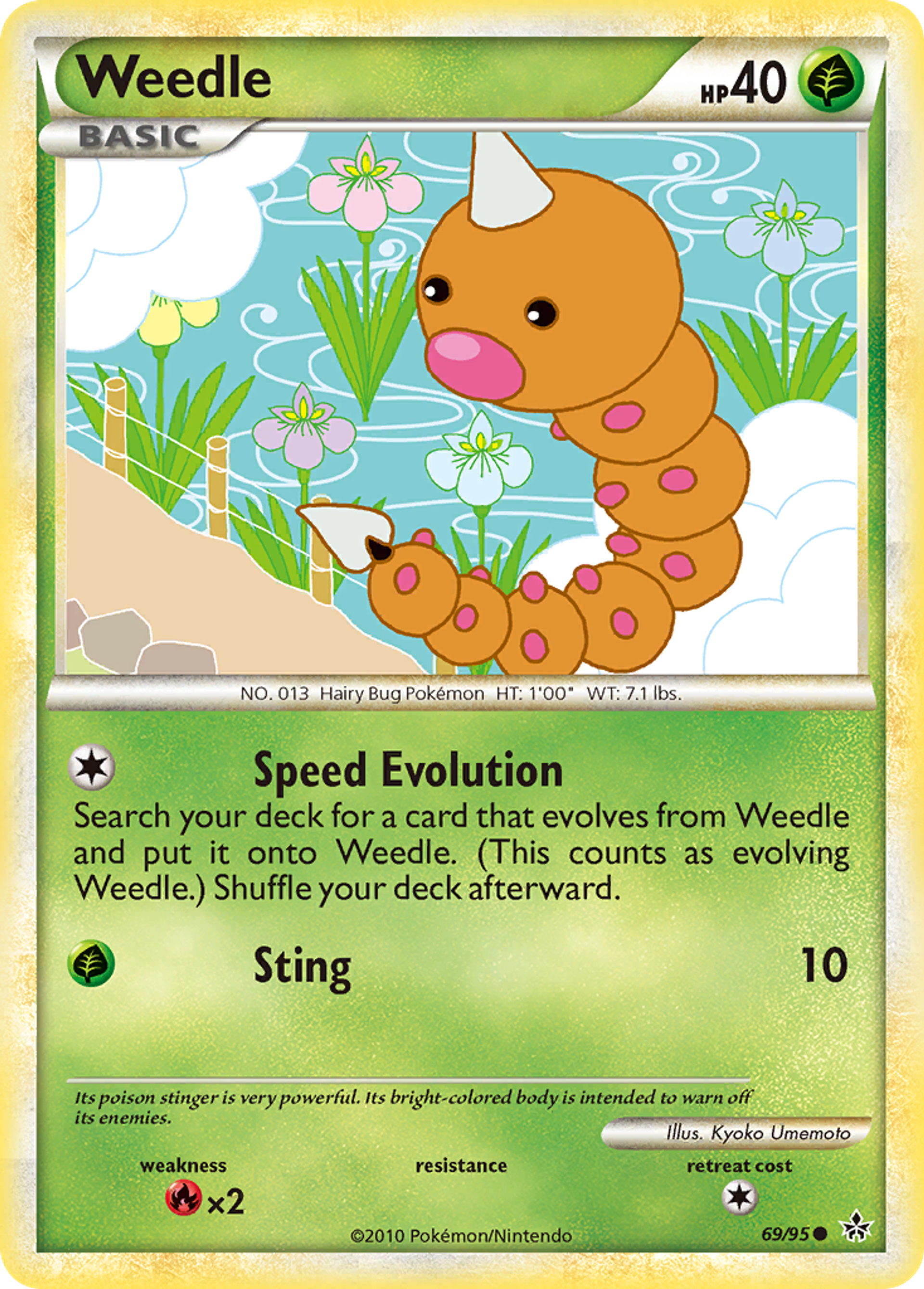 Weedle — Unleashed — Pokemon