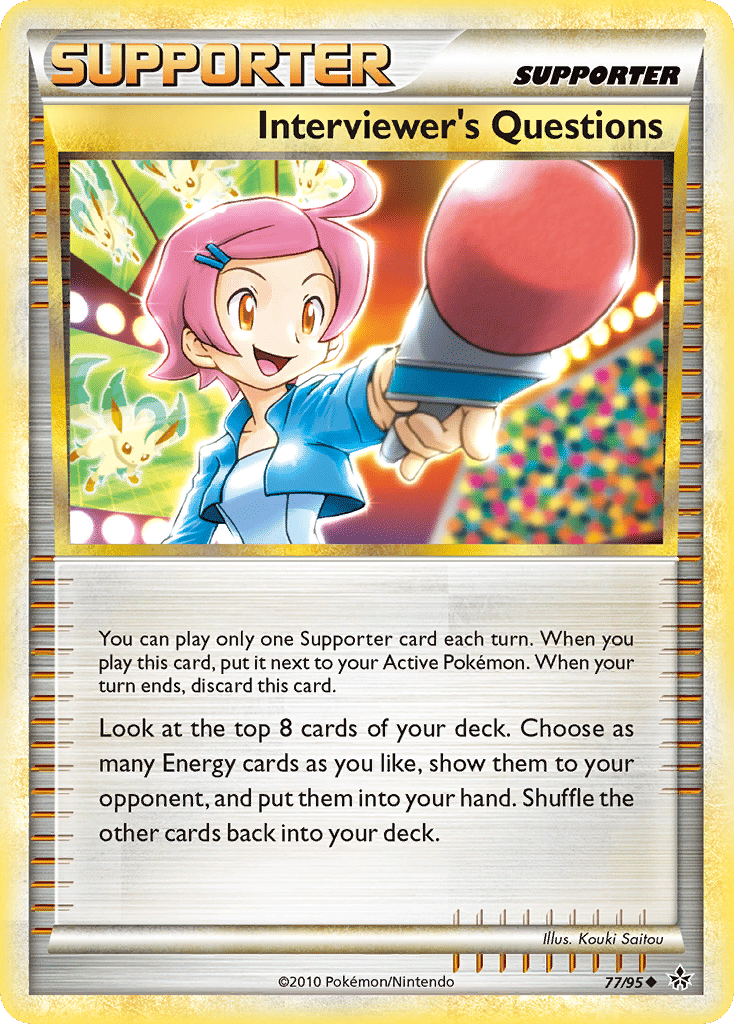 Interviewer's Questions — Unleashed — Pokemon