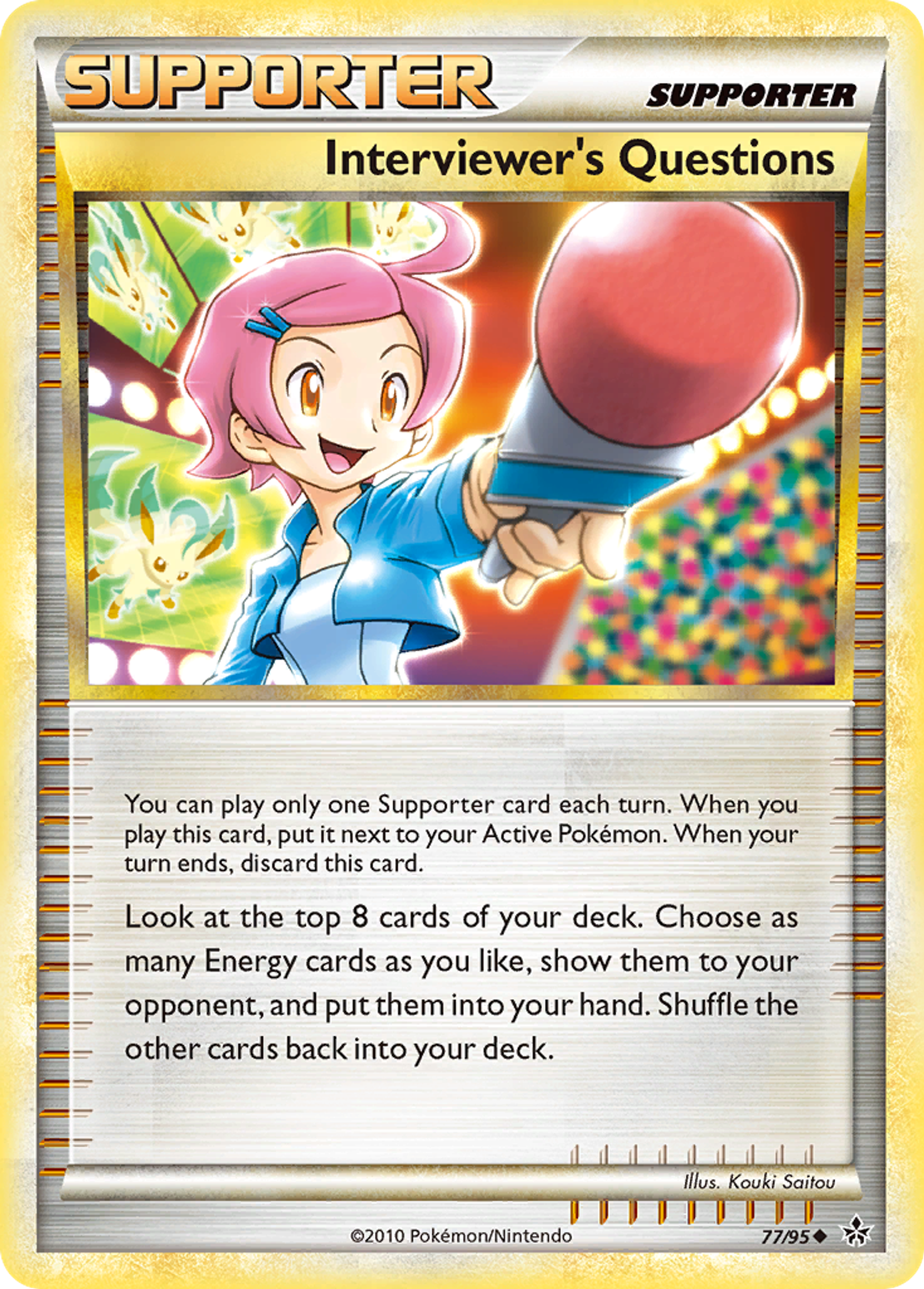 Questionnaire d'interview — Unleashed — Pokemon