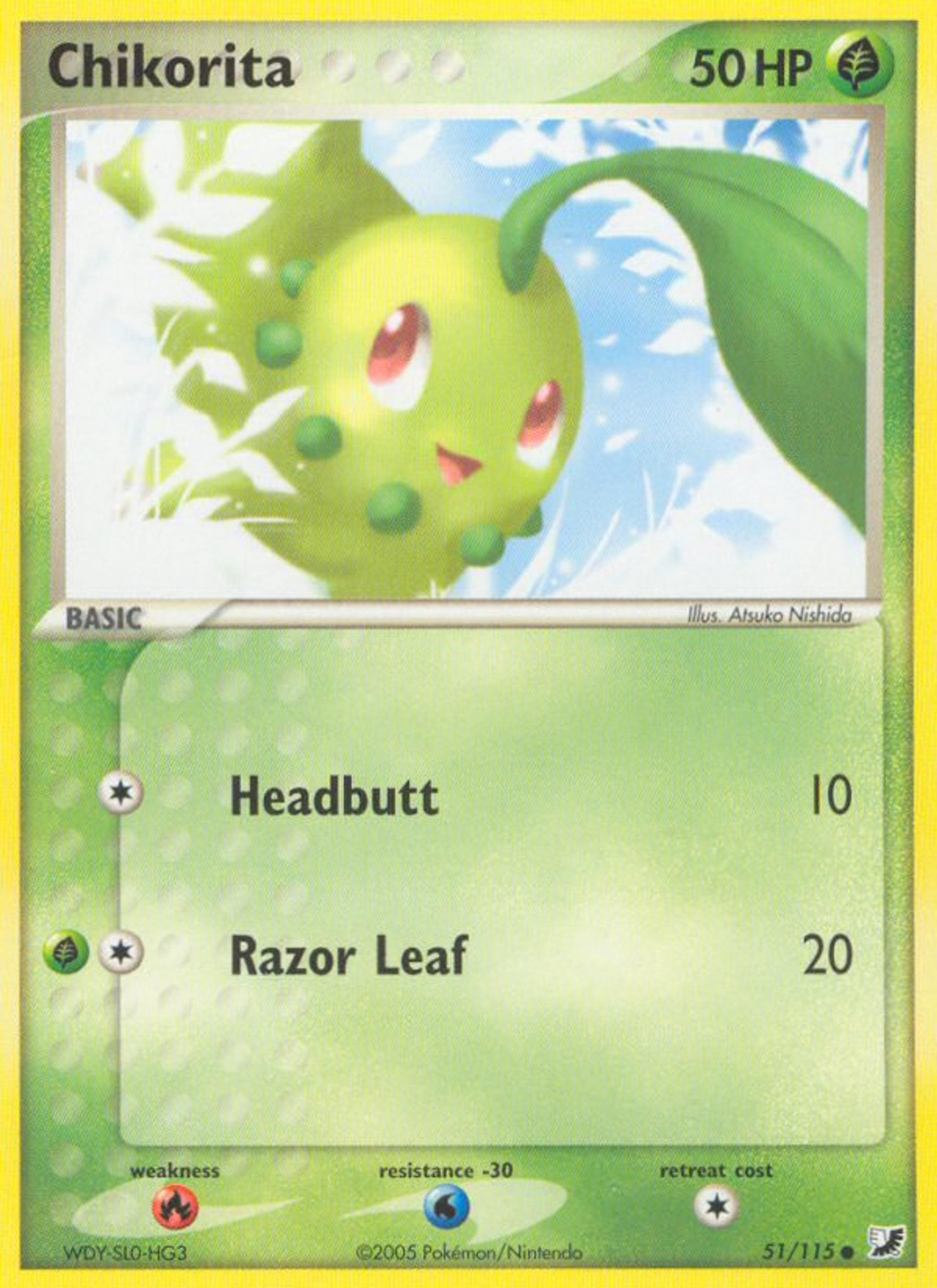 Chikorita — Unseen Forces — Pokemon