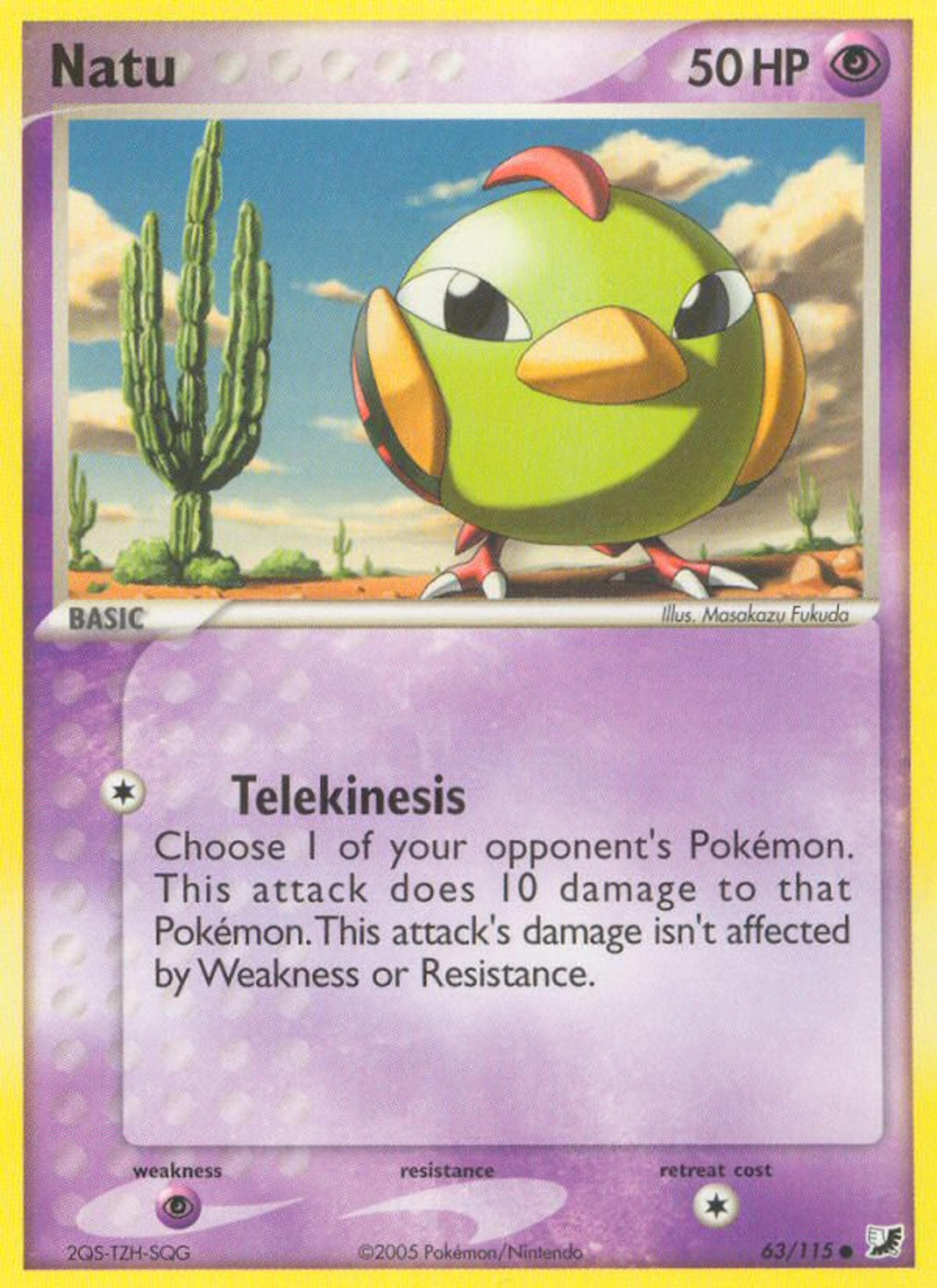 Natu — Unseen Forces — Pokemon