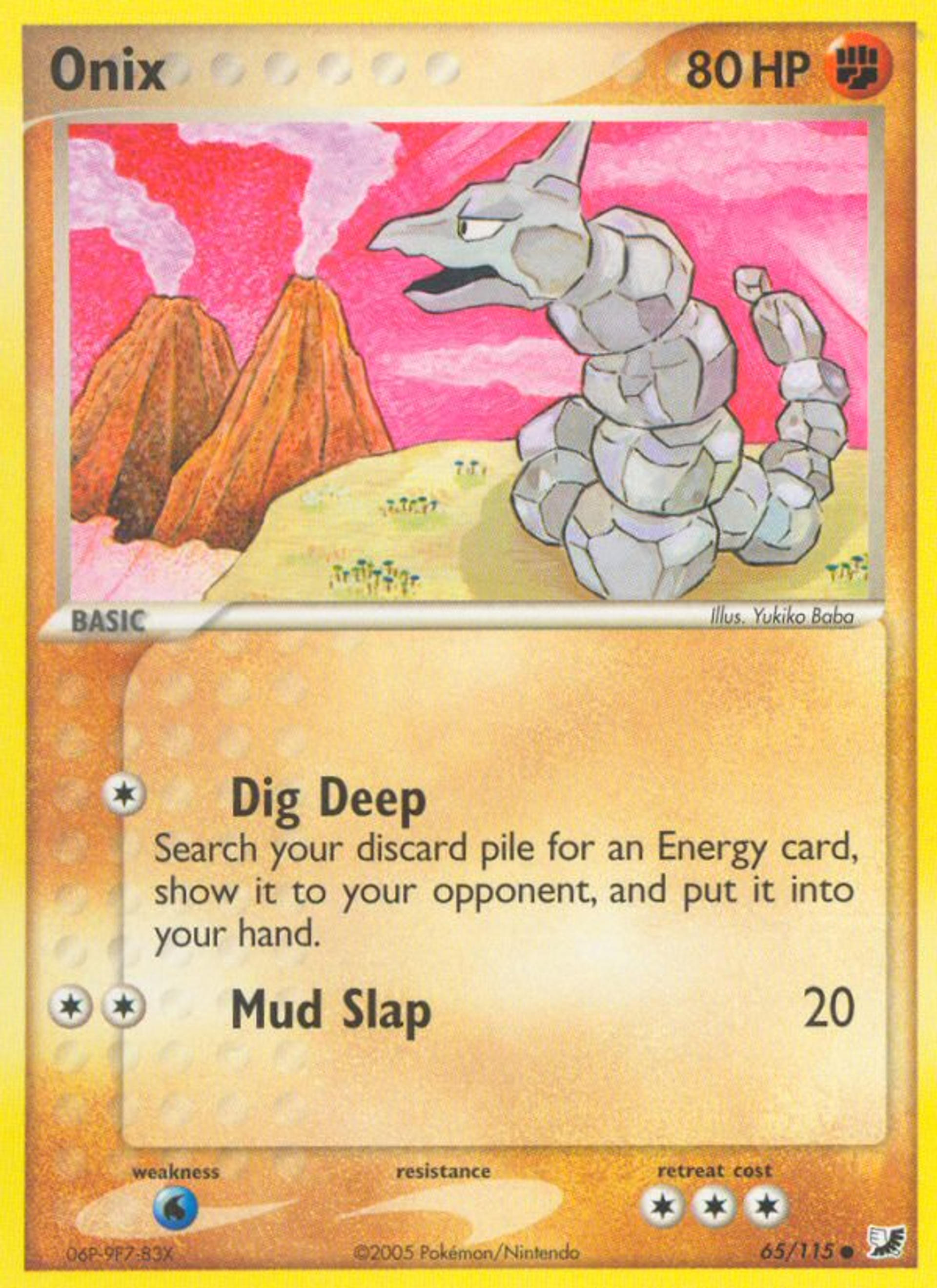 Onix — Unseen Forces — Pokemon