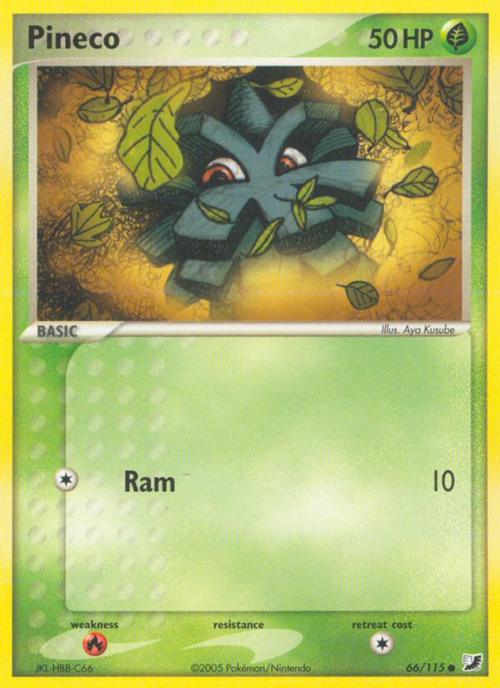 Pineco — Unseen Forces — Pokemon