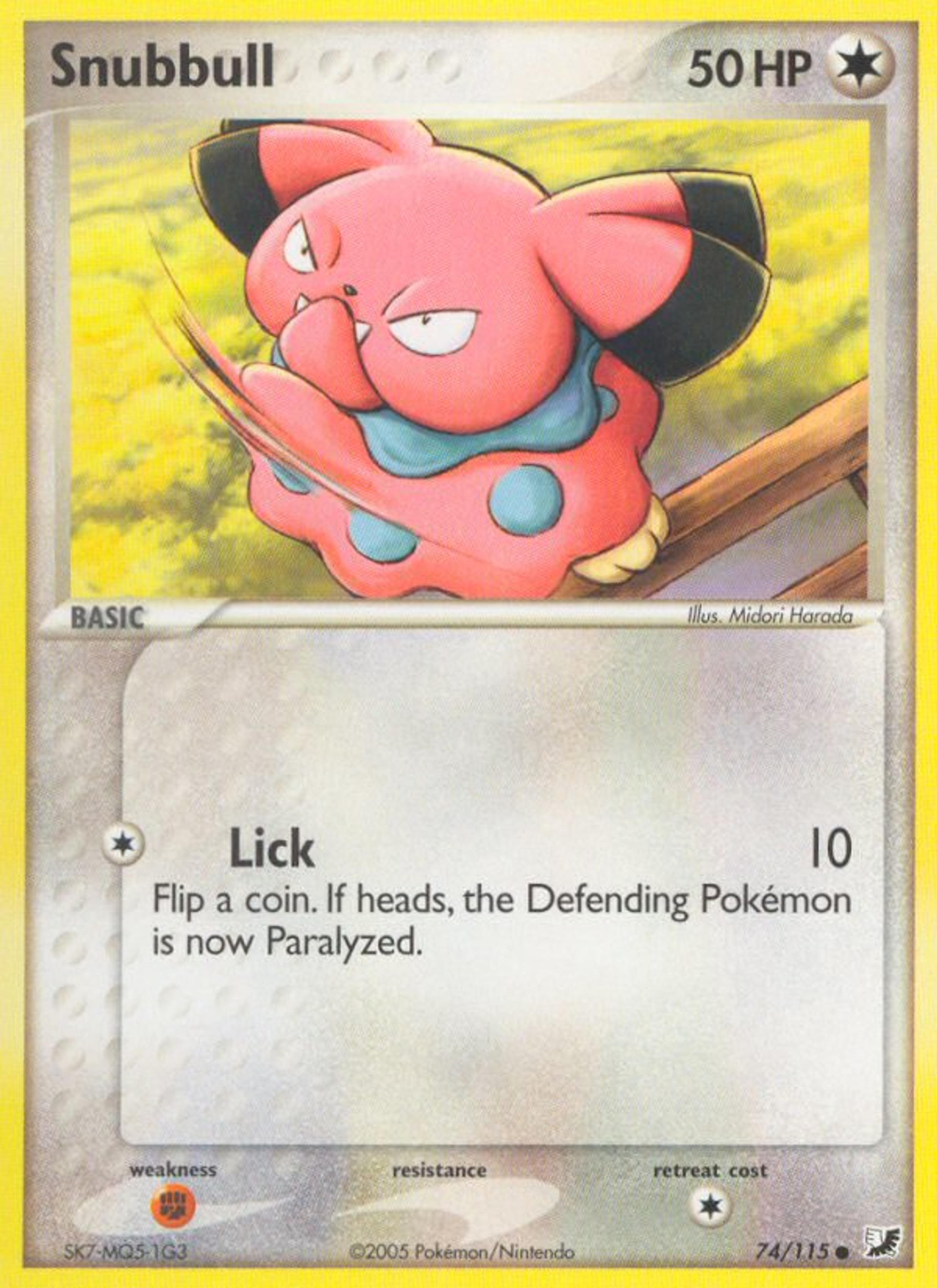 Snubbull — Unseen Forces — Pokemon