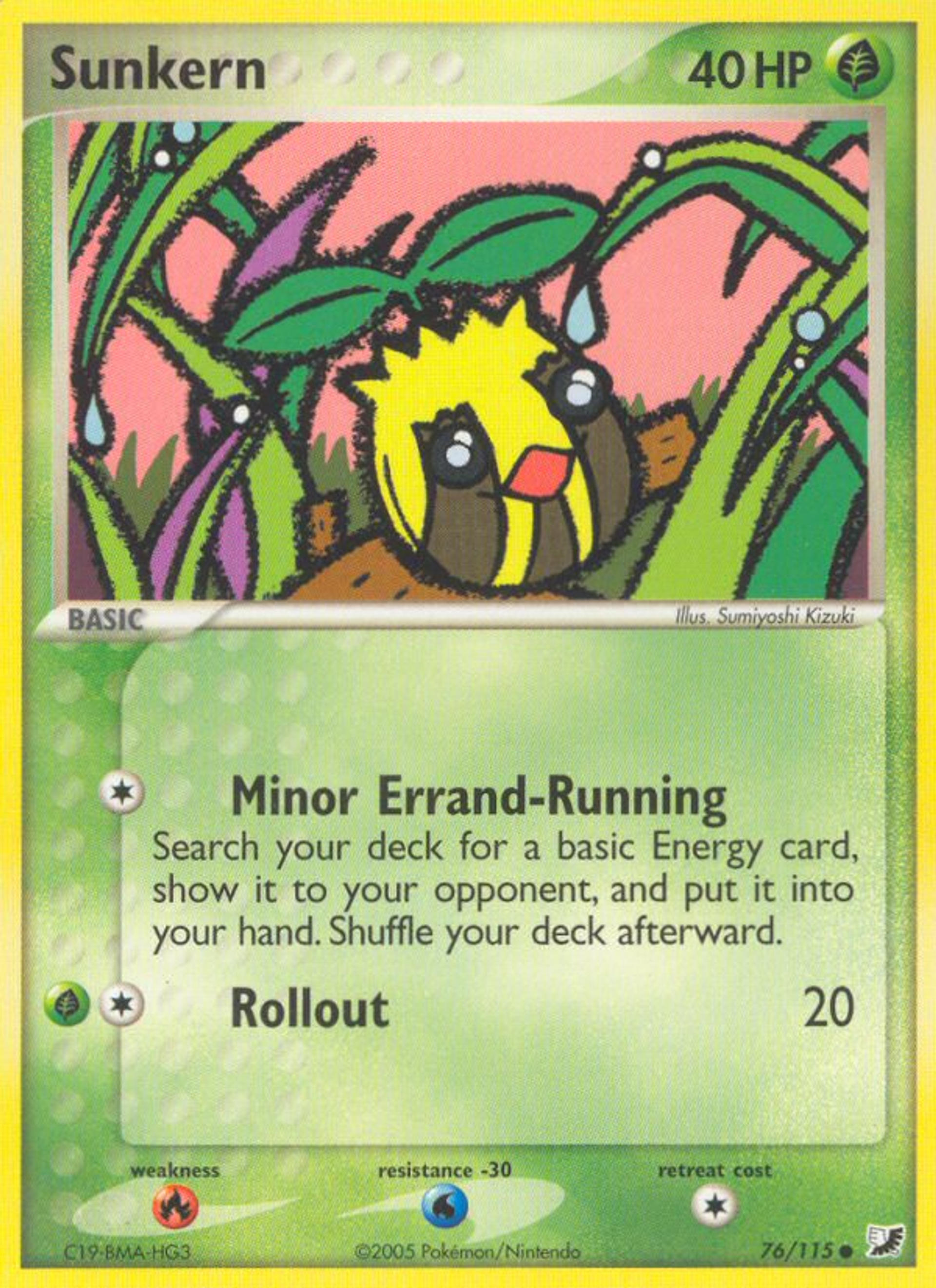 Sunkern — Unseen Forces — Pokemon
