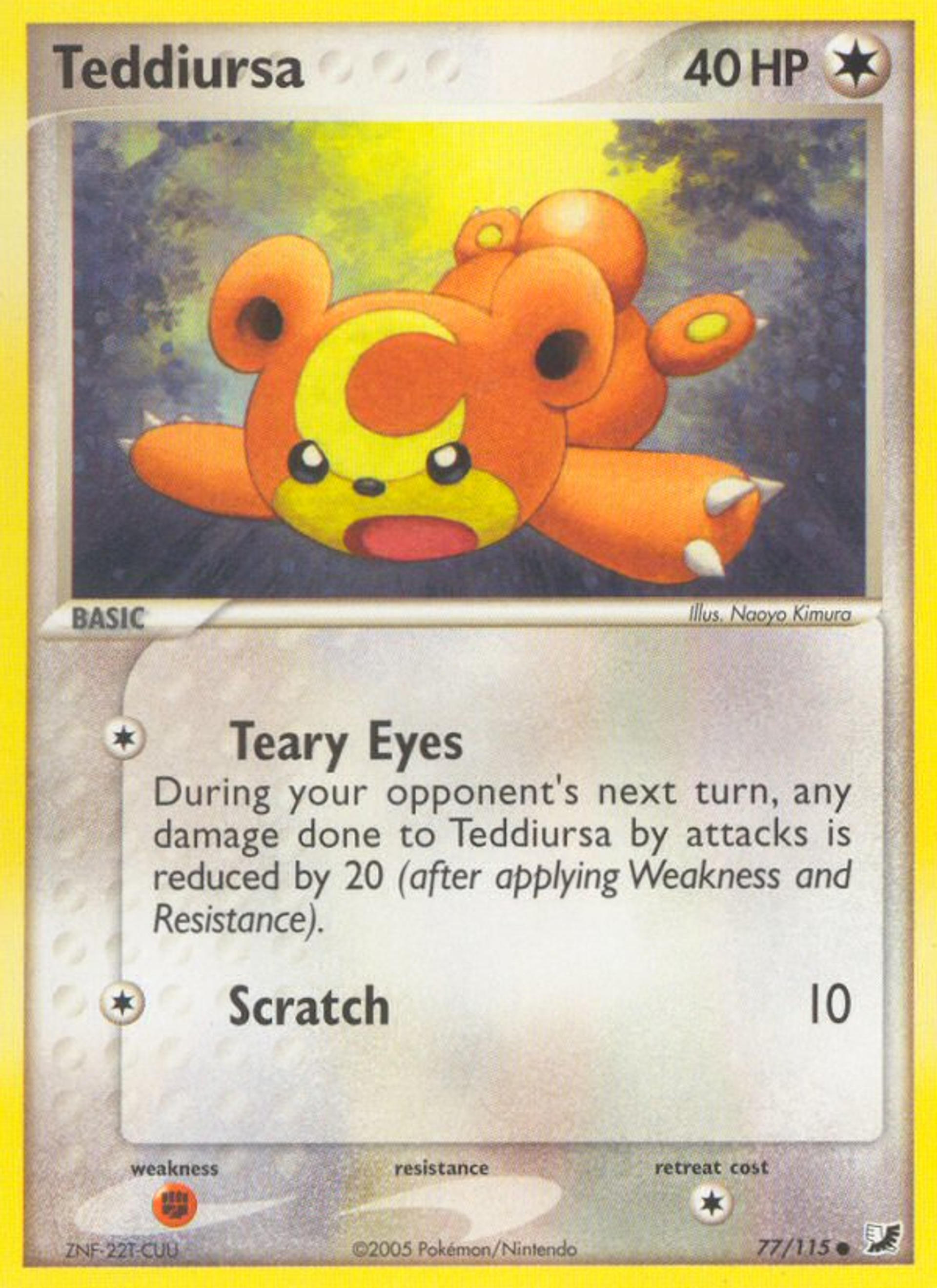 Teddiursa — Unseen Forces — Pokémon