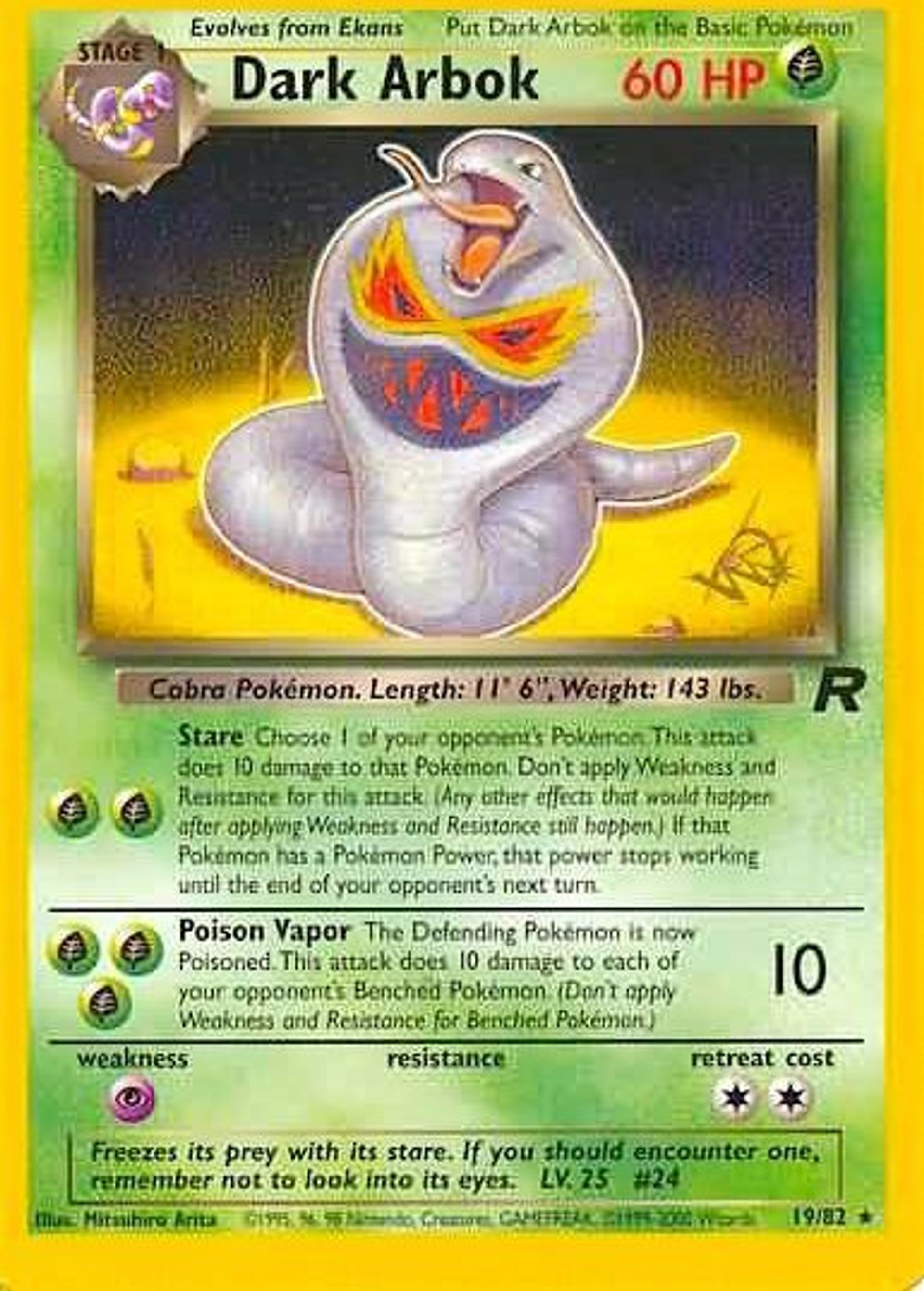Dark Arbok — WoTC Promo — Pokemon