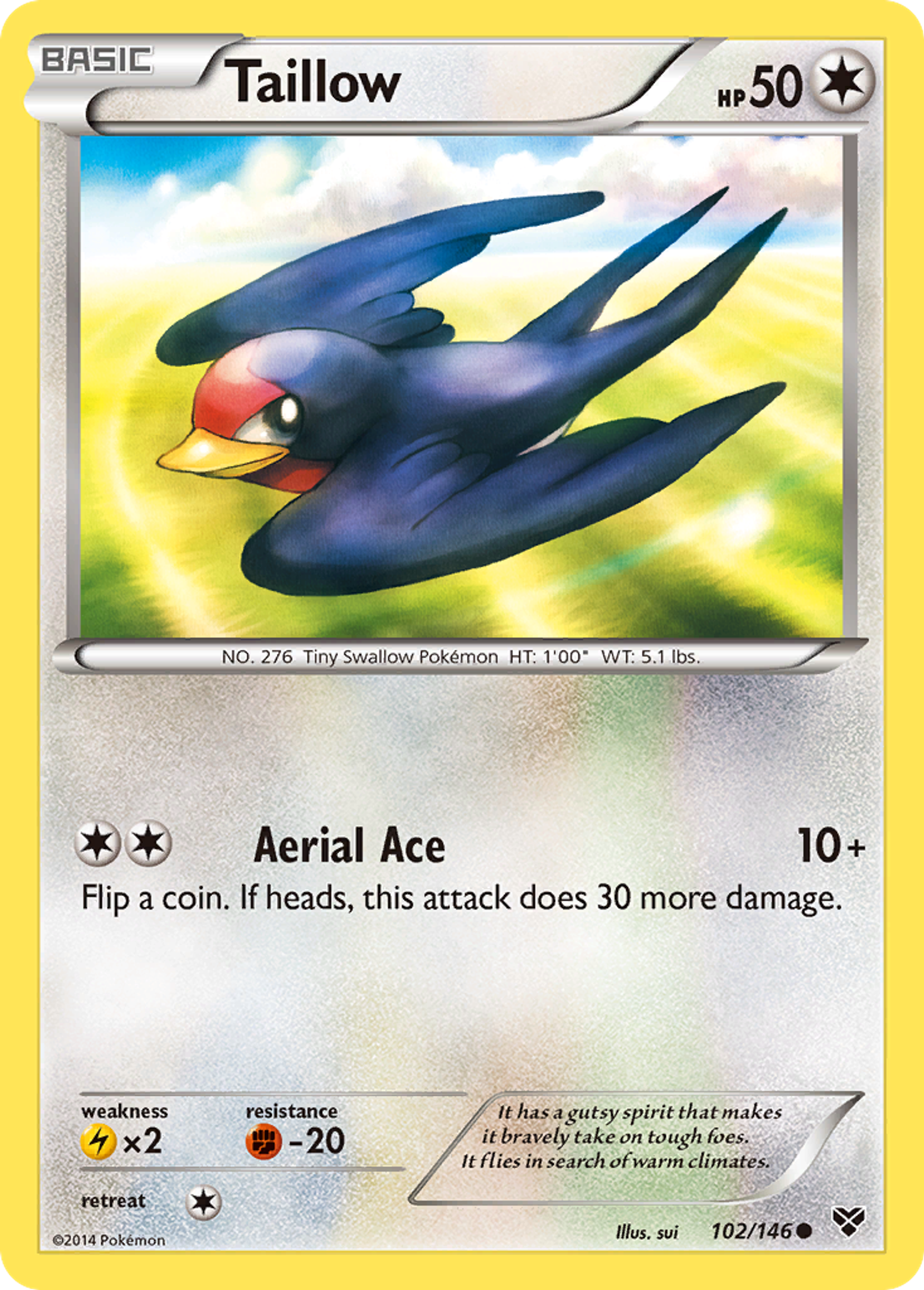 Taillow — XY Base Set — Pokemon
